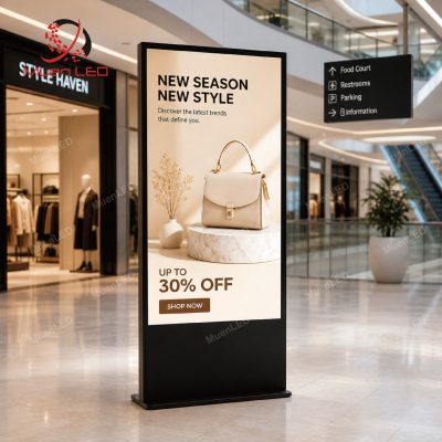 55inch LCD Advertising Machine Indoor Floor Standing LCD Digital Signage with Touch Screen