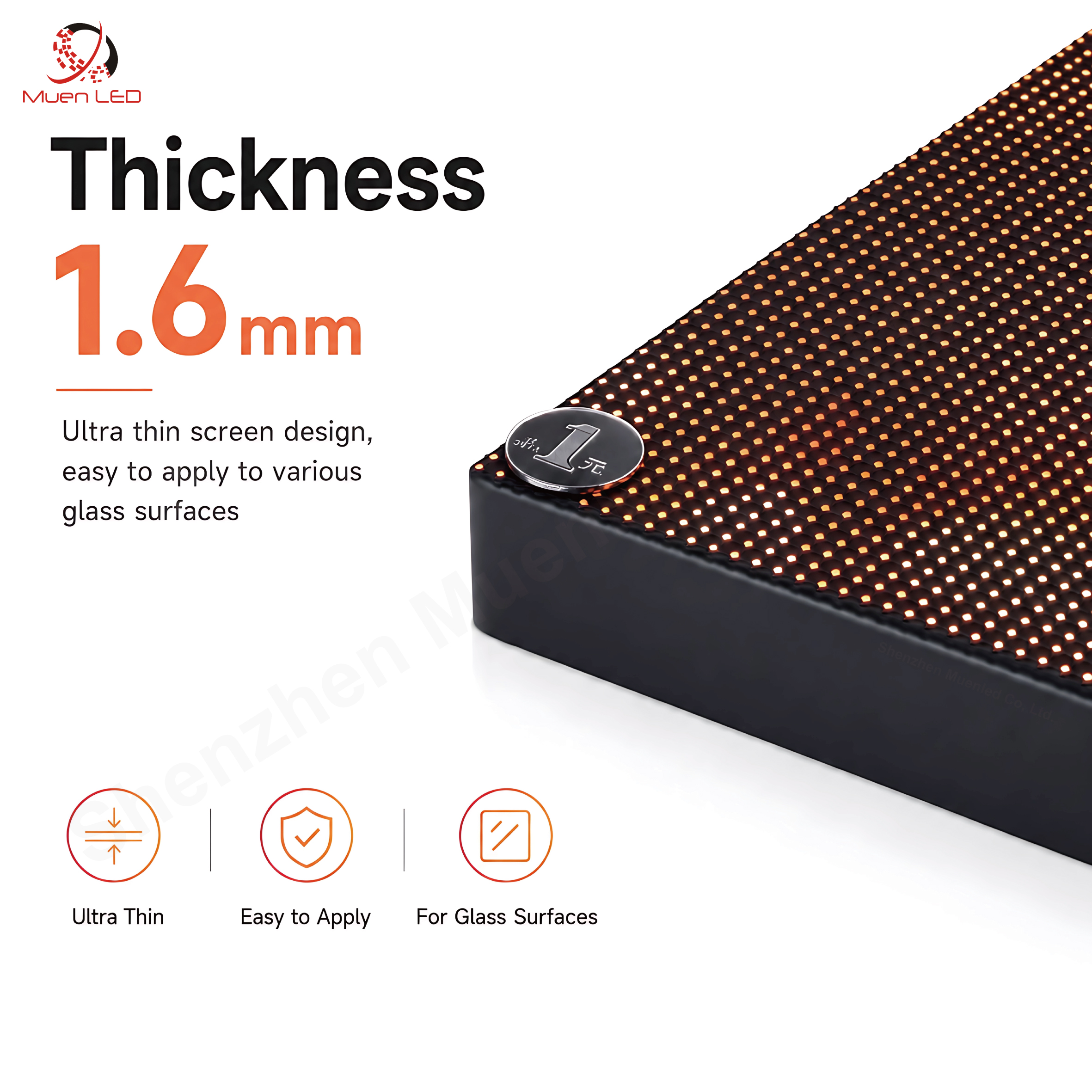 P10 Invisible Full Color Transparent Led Panel Advertising DisplaysScreen Display for Advertising - 图片 2