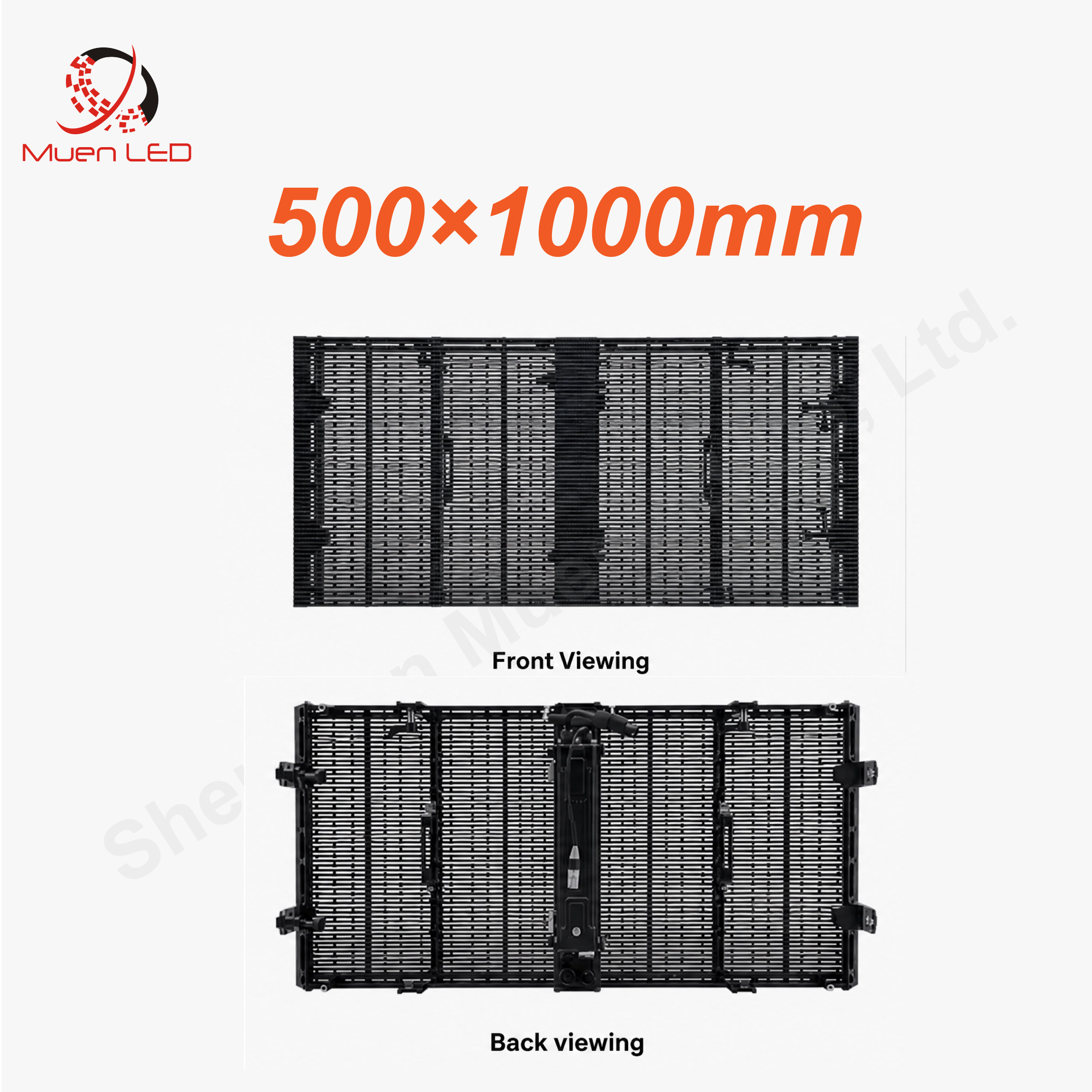 ART3.91-7.81 Outdoor Stage Transparent Rental LED Screen Transparent Rental Advertising LED Display - 图片 2