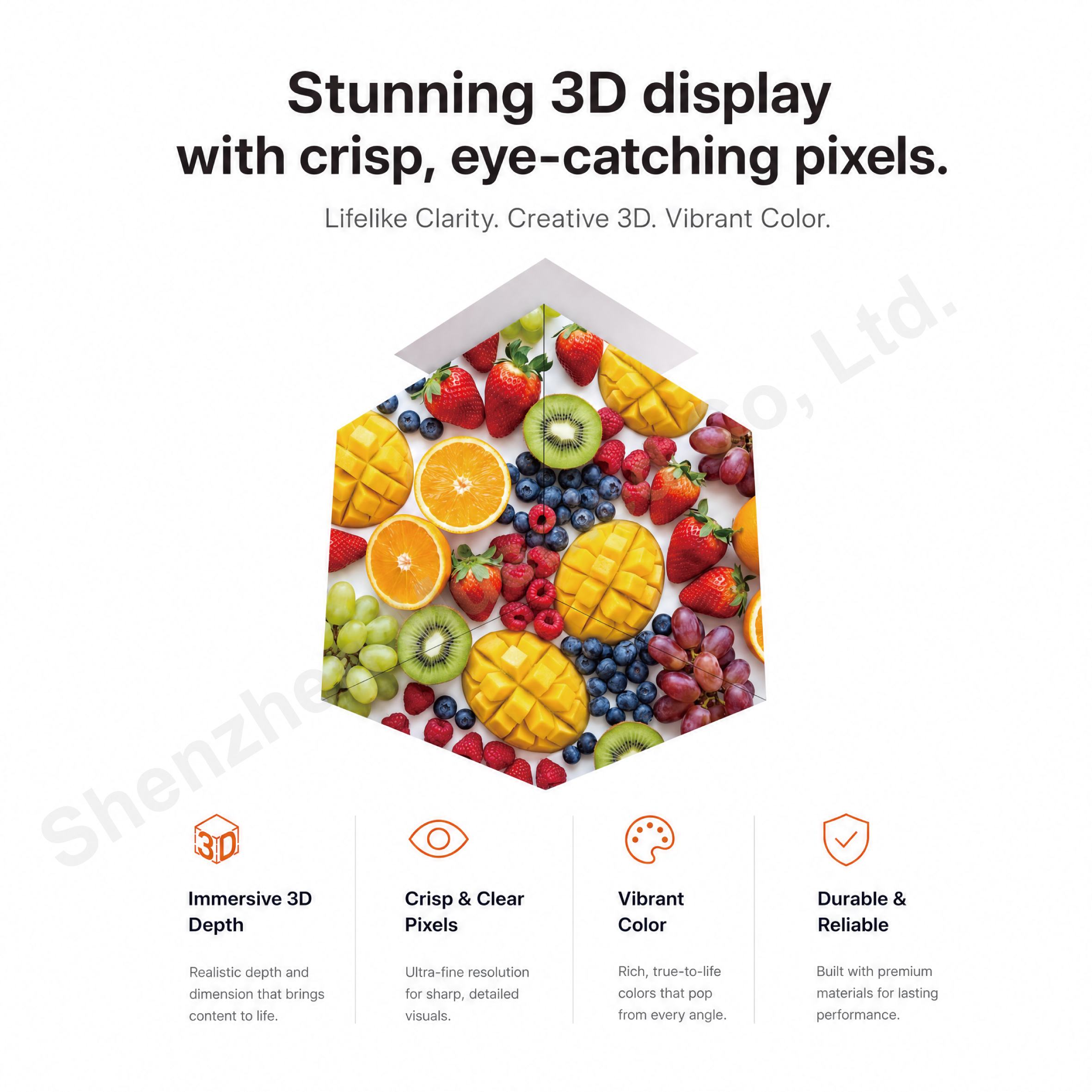P2.5 Indoor Led Cube Display 4 Side 320x160mm Led Video Cube Magic Cube Display - 图片 2