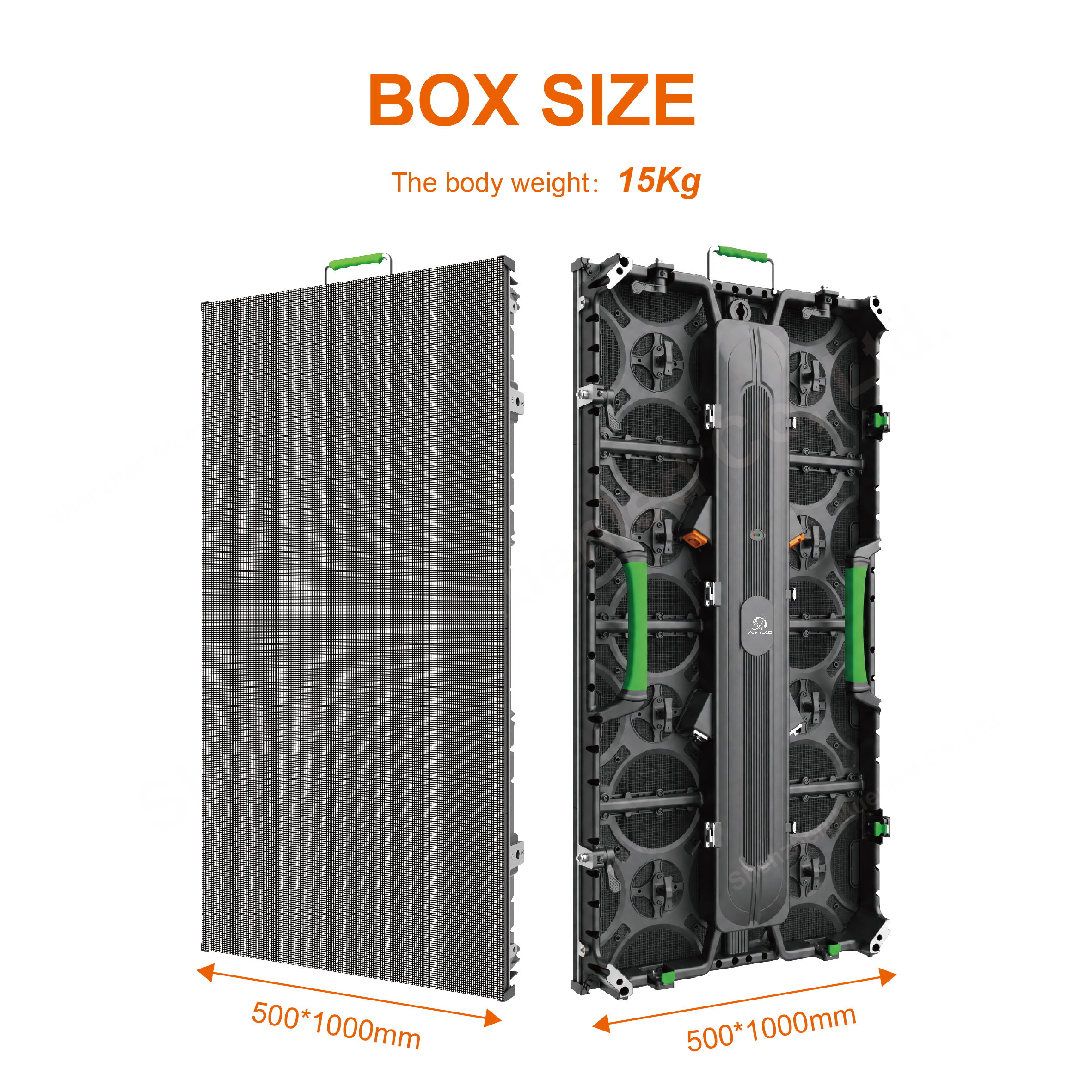 BRC-B3.91 LED Display Screen P3.91 Waterproof Outdoor Rental LED Display Board - 图片 2