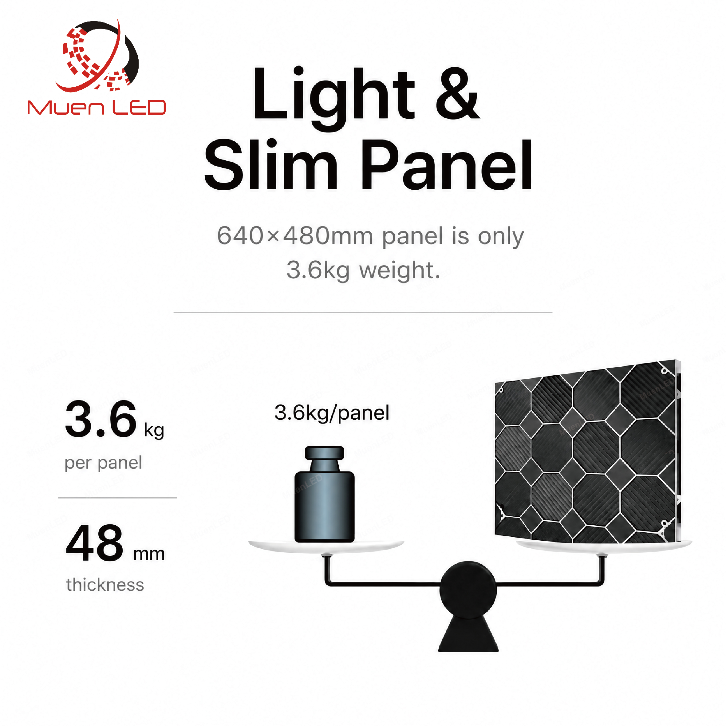 YLJ1.25 Indoor LED Screen Panel P1.25 LED Display with High Refresh Fixed Installation - 图片 3