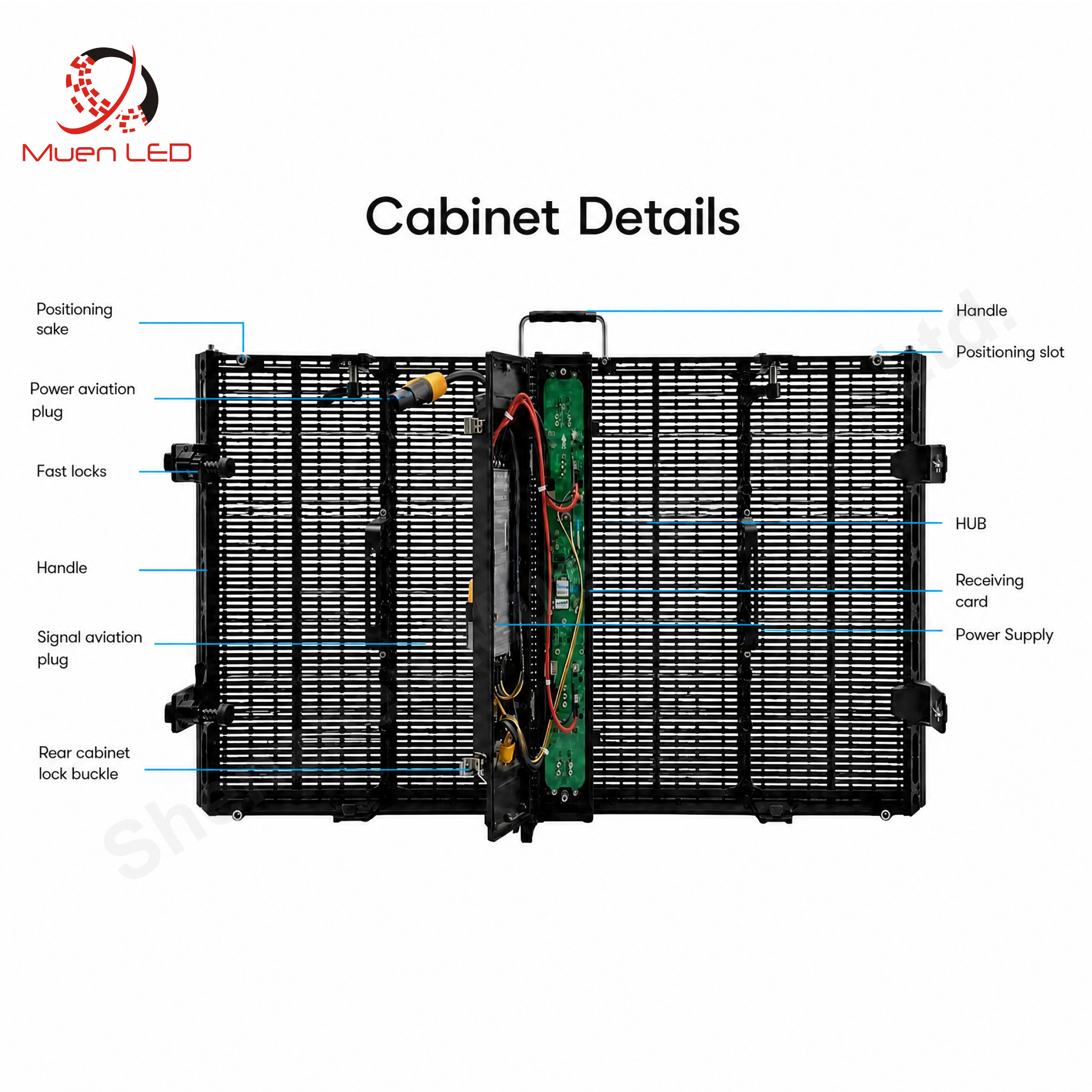ART3.91-7.81 Outdoor Stage Transparent Rental LED Screen Transparent Rental Advertising LED Display - 图片 3