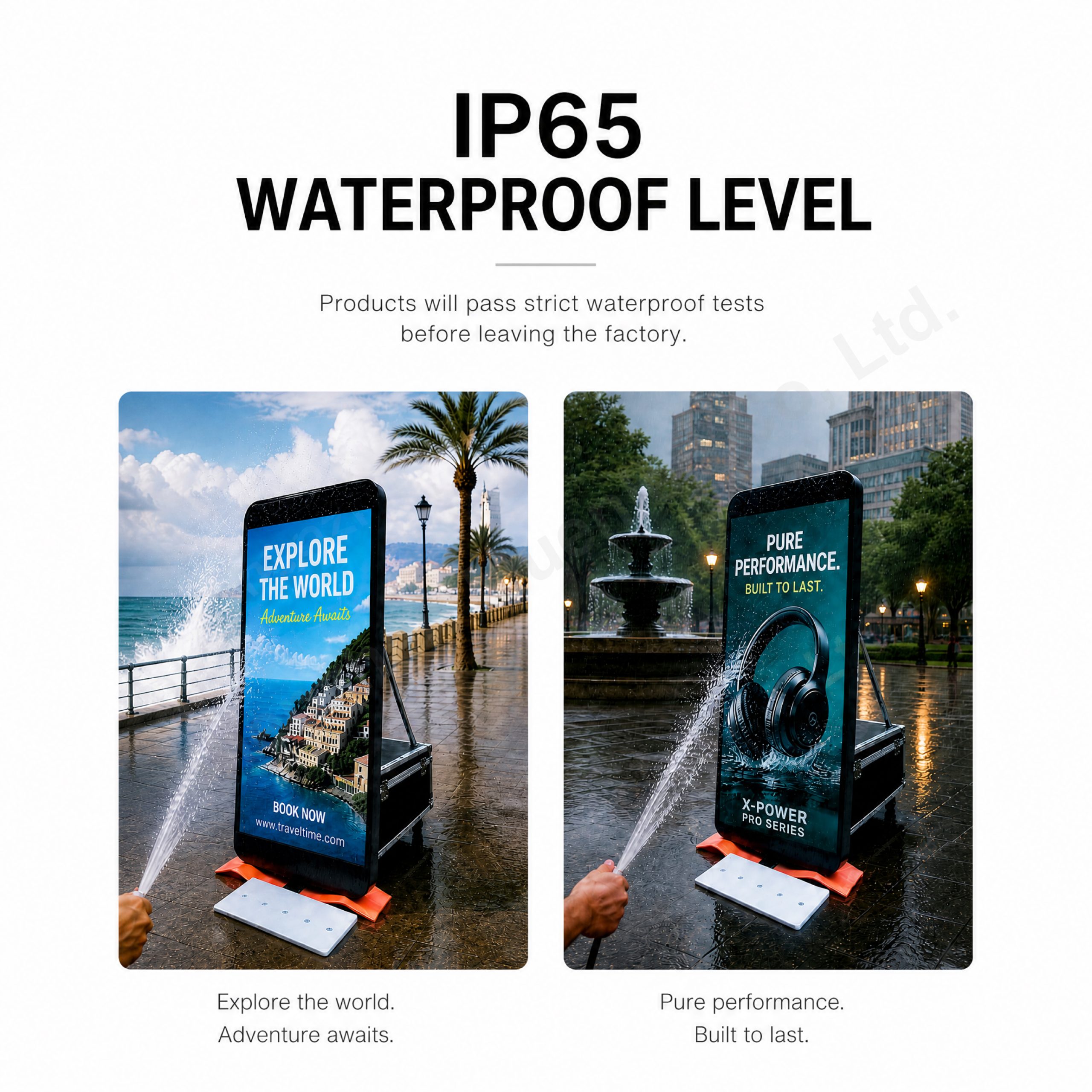DGA5 Outdoor LED Billboard P5 LED Displays Street Road Light Pole LED Screen Waterproof Aluminum case LED Display - 图片 3