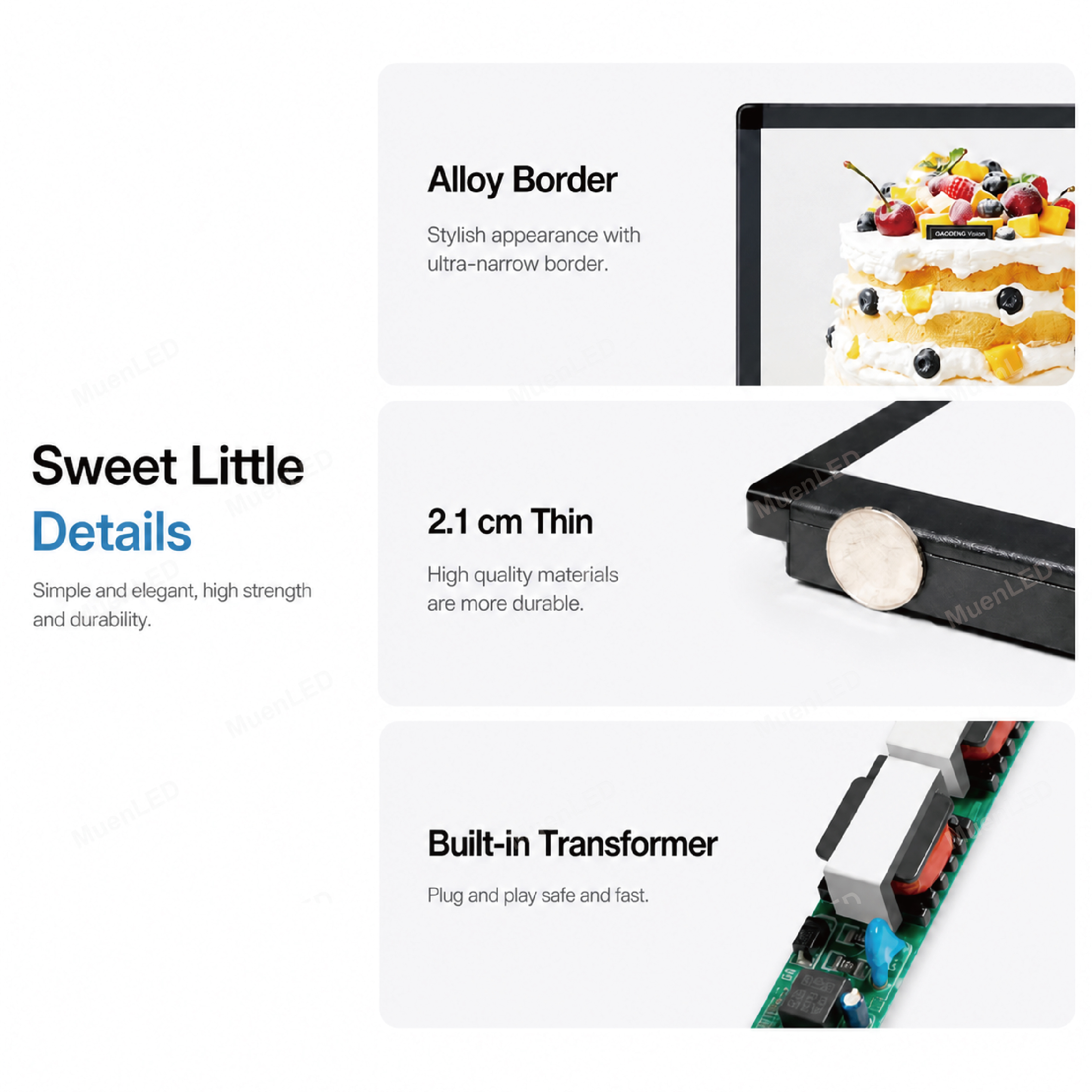 32inch LCD Hanging Menu Screen Indoor Smart Digital Restaurant Shopping Mall Price List LCD Digital Screen - 图片 3