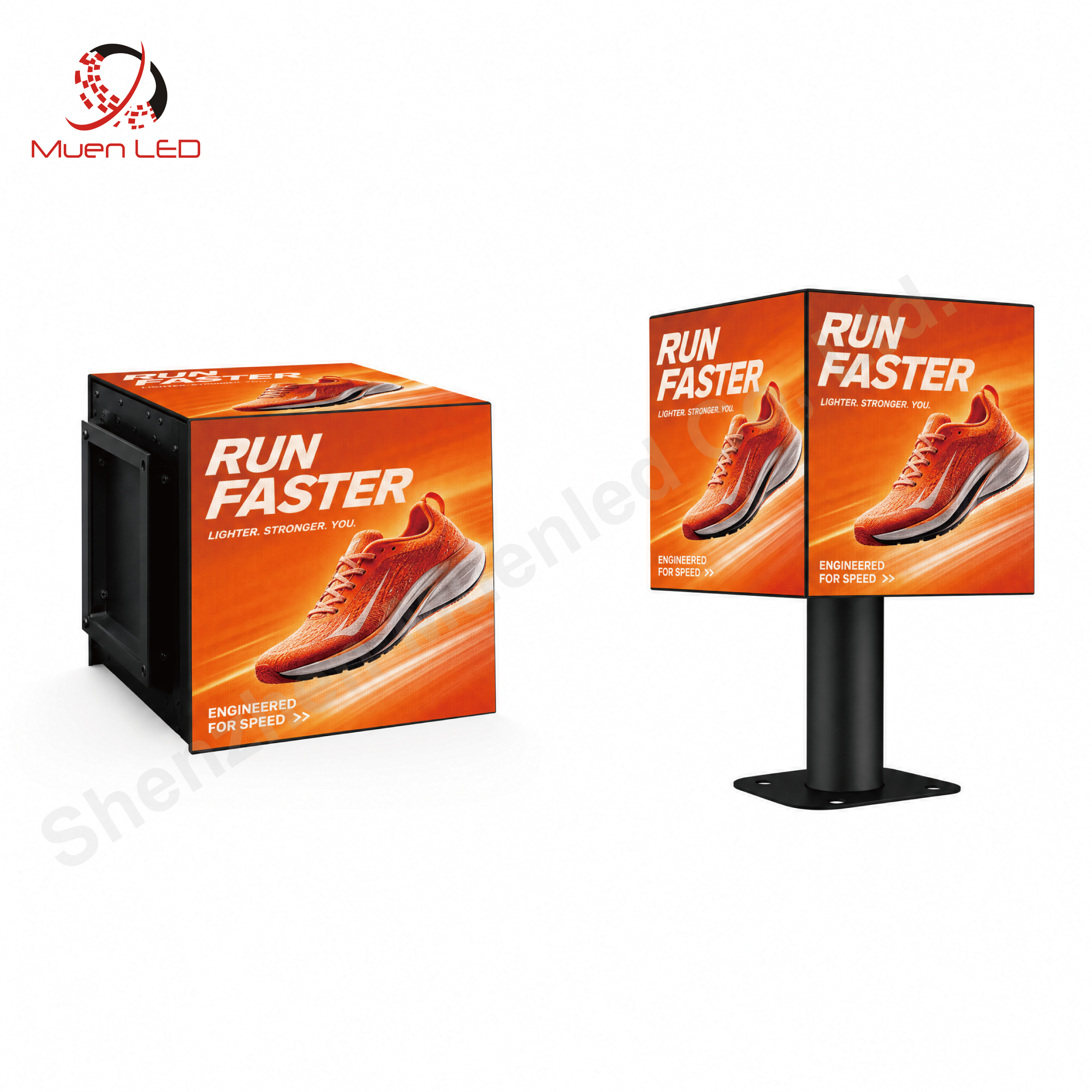 P2.5 Indoor Led Cube Display 4 Side 320x160mm Led Video Cube Magic Cube Display