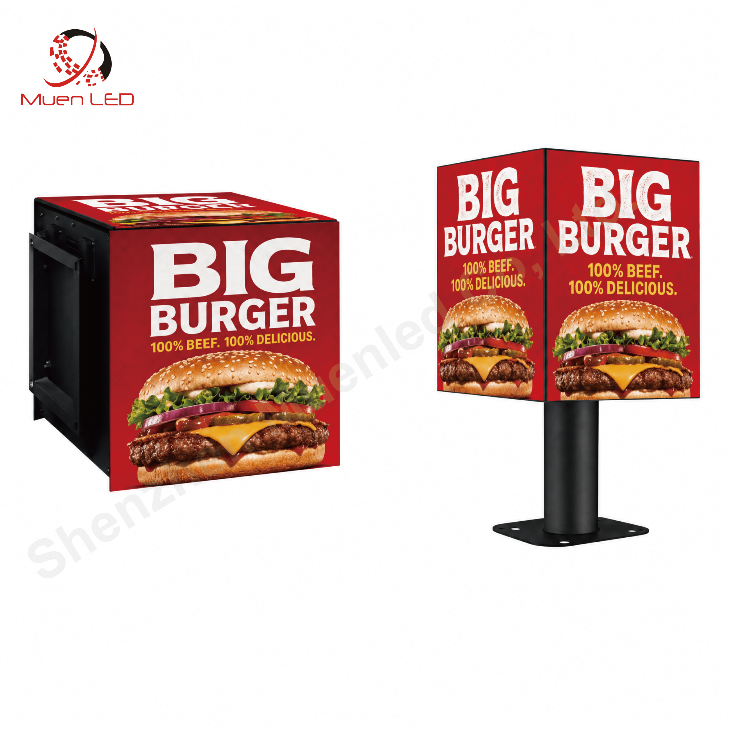 P2.604 Indoor Magic Cube Led Display 5 Side Led Video Cube for Indoor AD Display