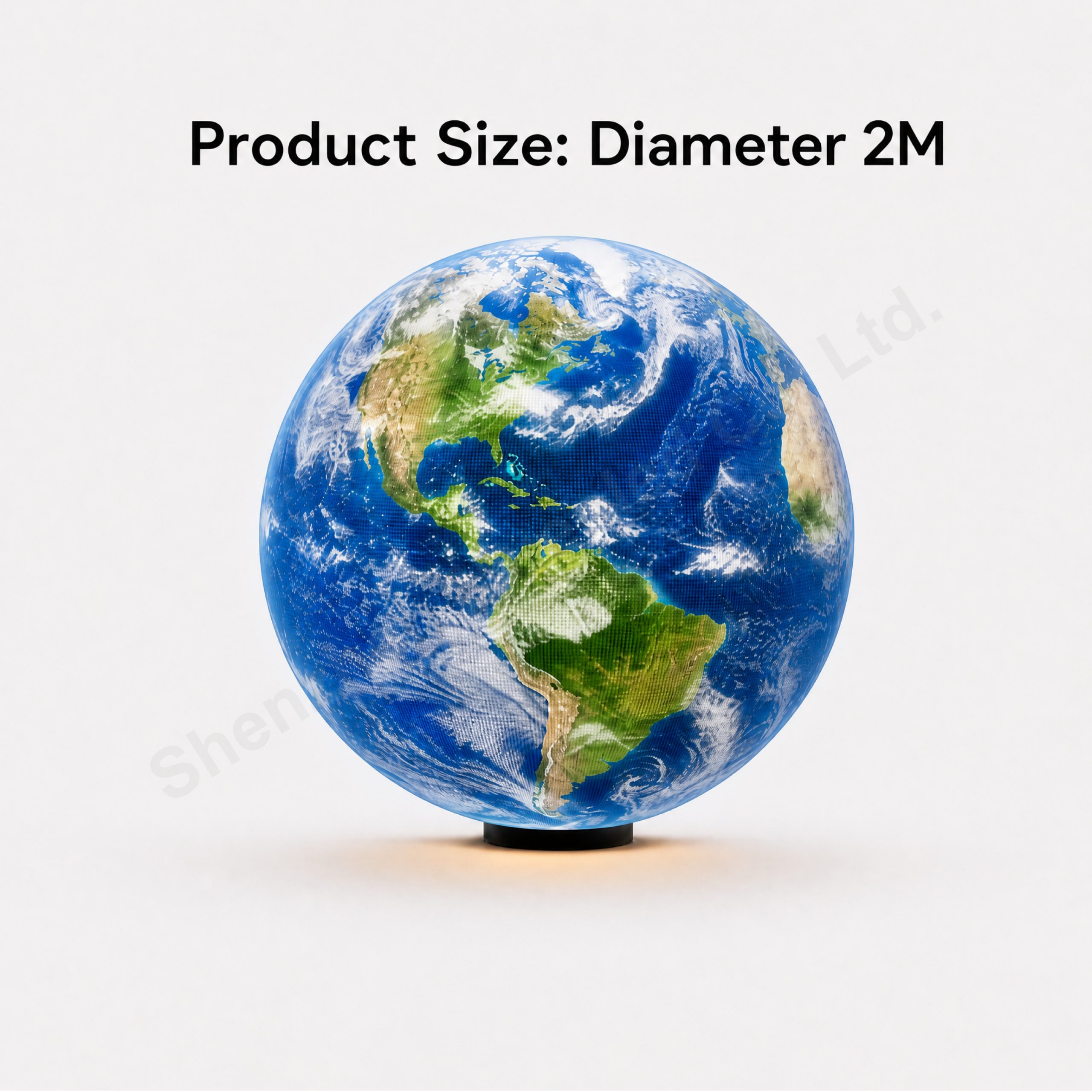 QX2.5 Indoor Ball LED Sphere Screen Diameter Round Led Video Screen Display Full Color Spherical Creative LED Display - 图片 2