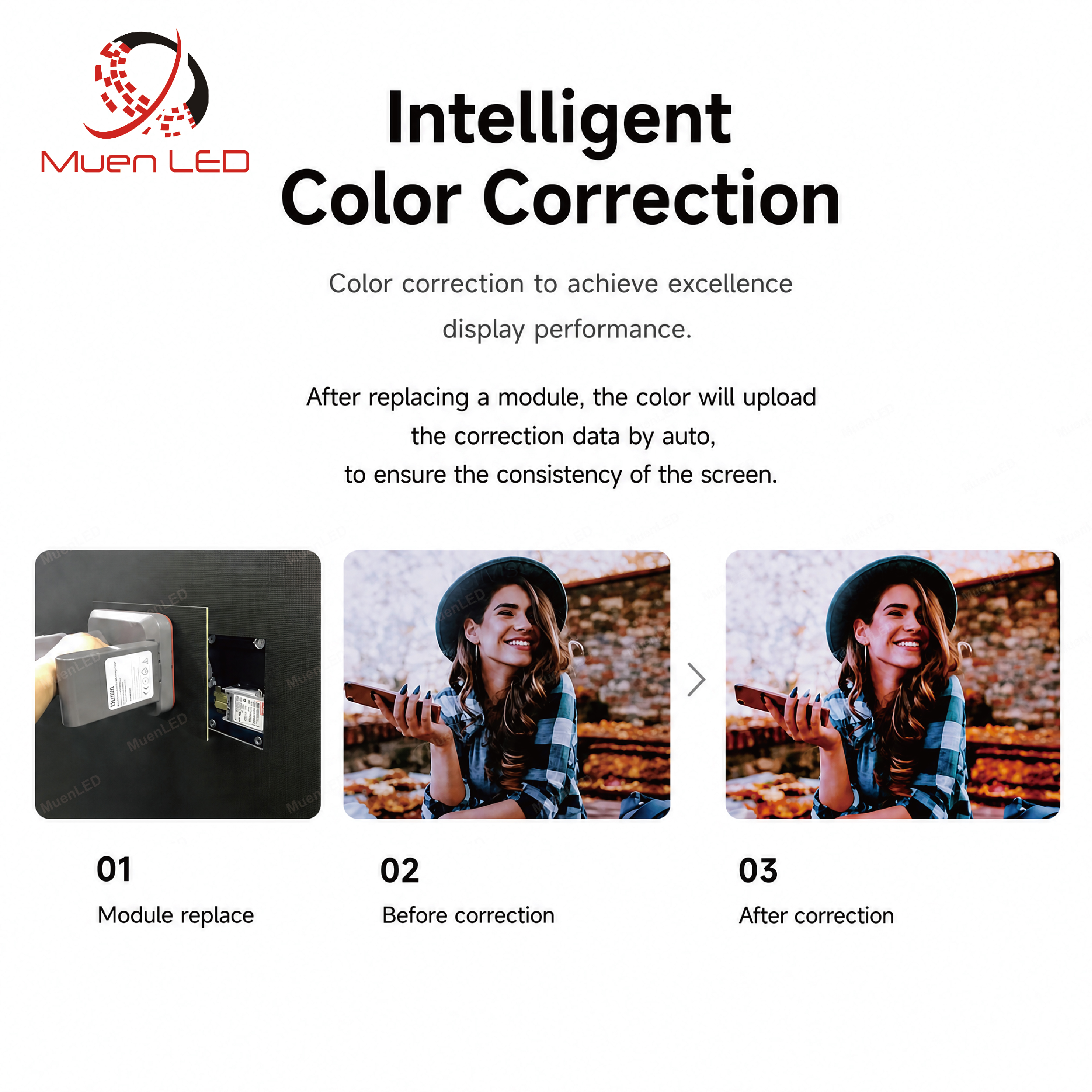 YLJ1.25 Indoor LED Screen Panel P1.25 LED Display with High Refresh Fixed Installation - 图片 4