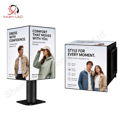 P3.91 Outdoor Magic Cube Led Display Screen 4 Side Magic Box Led Screen Easy Installation for Advertising
