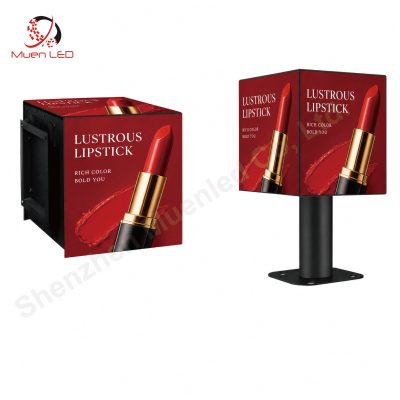 P3.91 Indoor Cube Led Display 5 Side 500x500mm Led Video Cube Magic Cube Display for Indoor Exhibition Hall