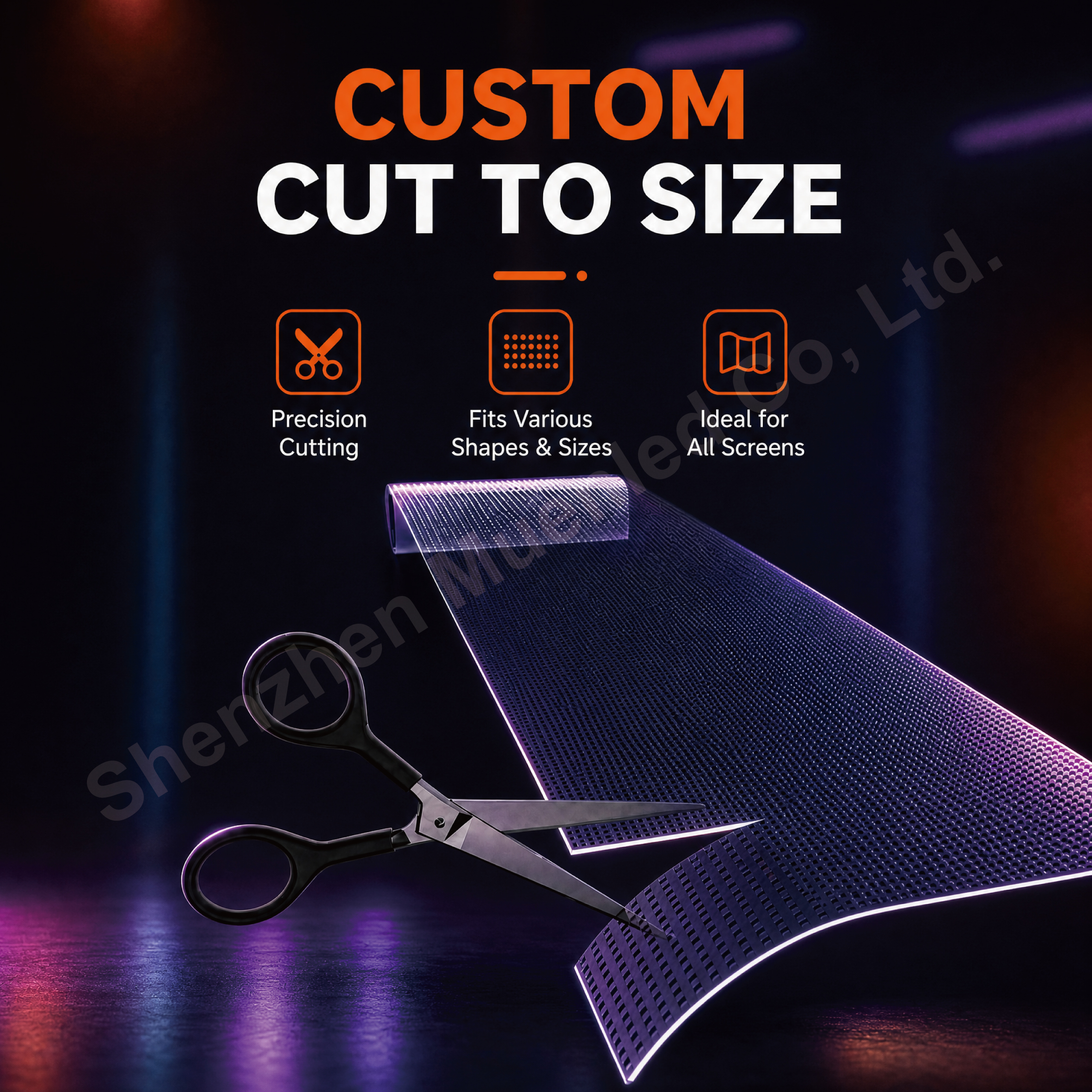 JM4 Indoor Led Display P4 Thin Transparent Led Screen Flexible Led Display - 图片 5