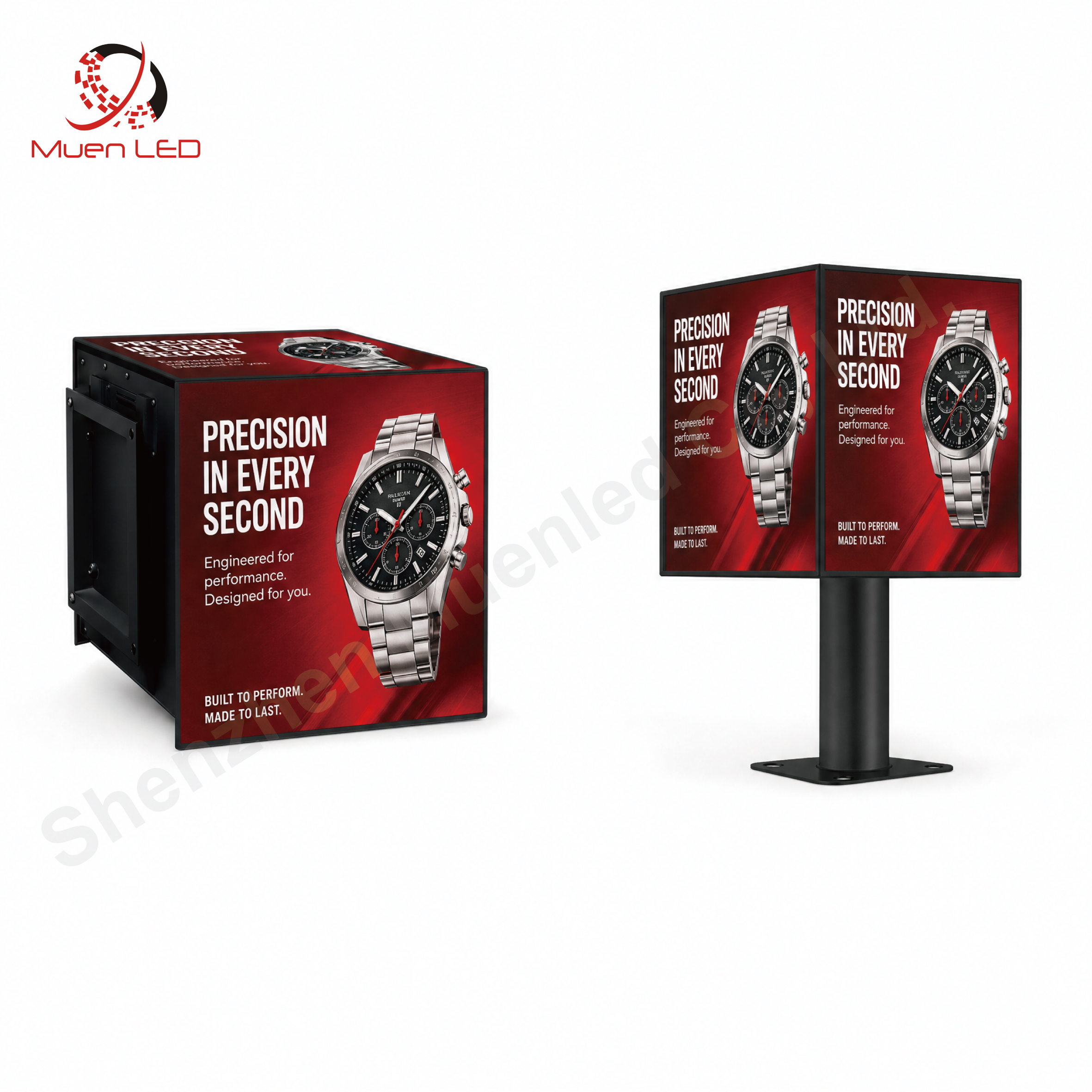 P4 Led Cube Display 4 Side Cube Led Display Screen for Indoor Advertising Led Video Wall