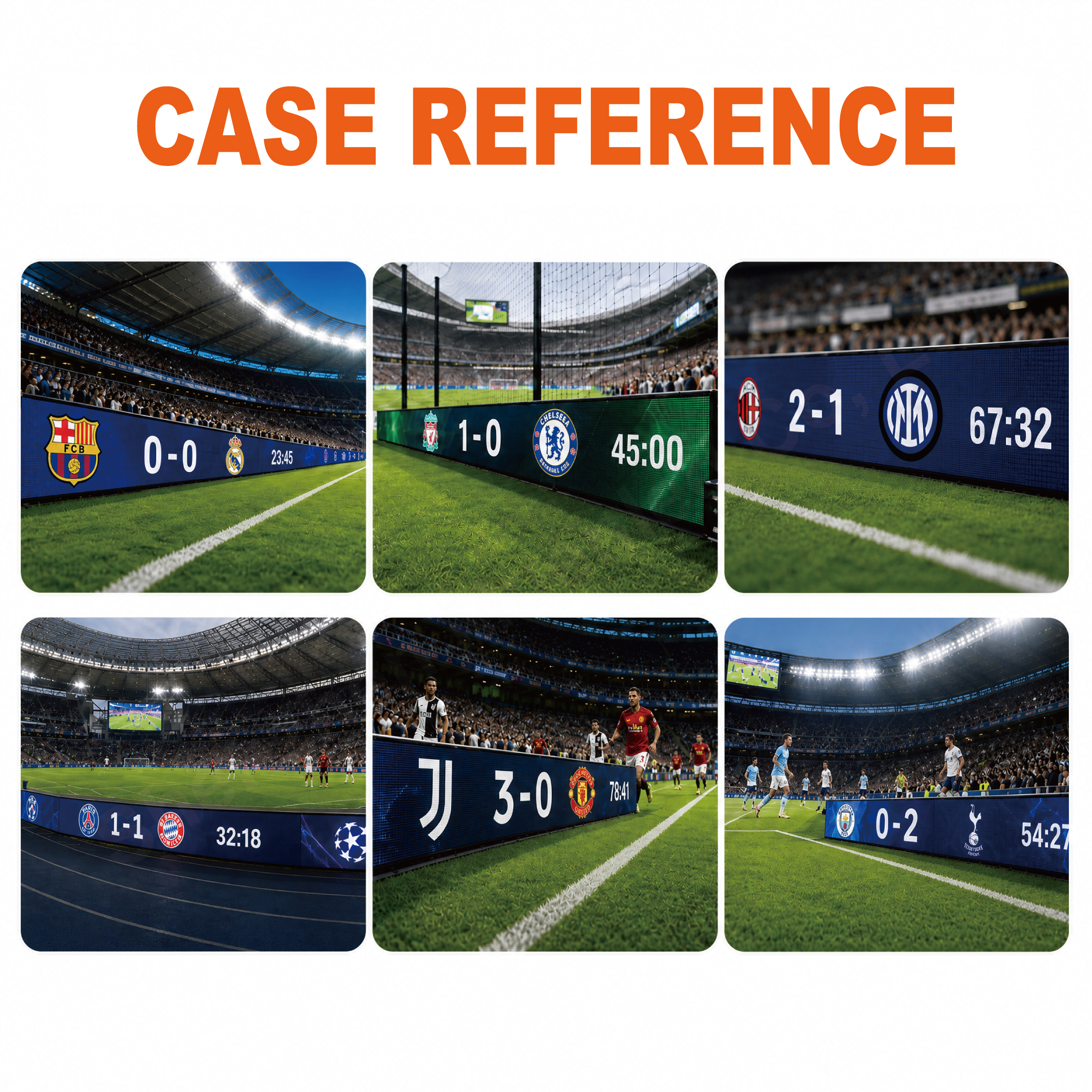 QCA10 Stadium LED Display High Brightness 7000cd Outdoor LED Display P10 Waterproof LED Screen for Sports - 图片 5