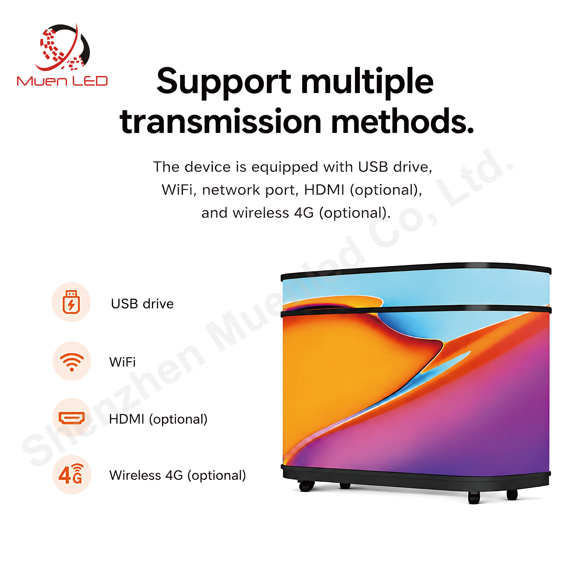 QTC1.86 GOB P1.86 High Quality Indoor Led Module Front Desk Led Display 1920HZ for Commercial Display - 图片 4