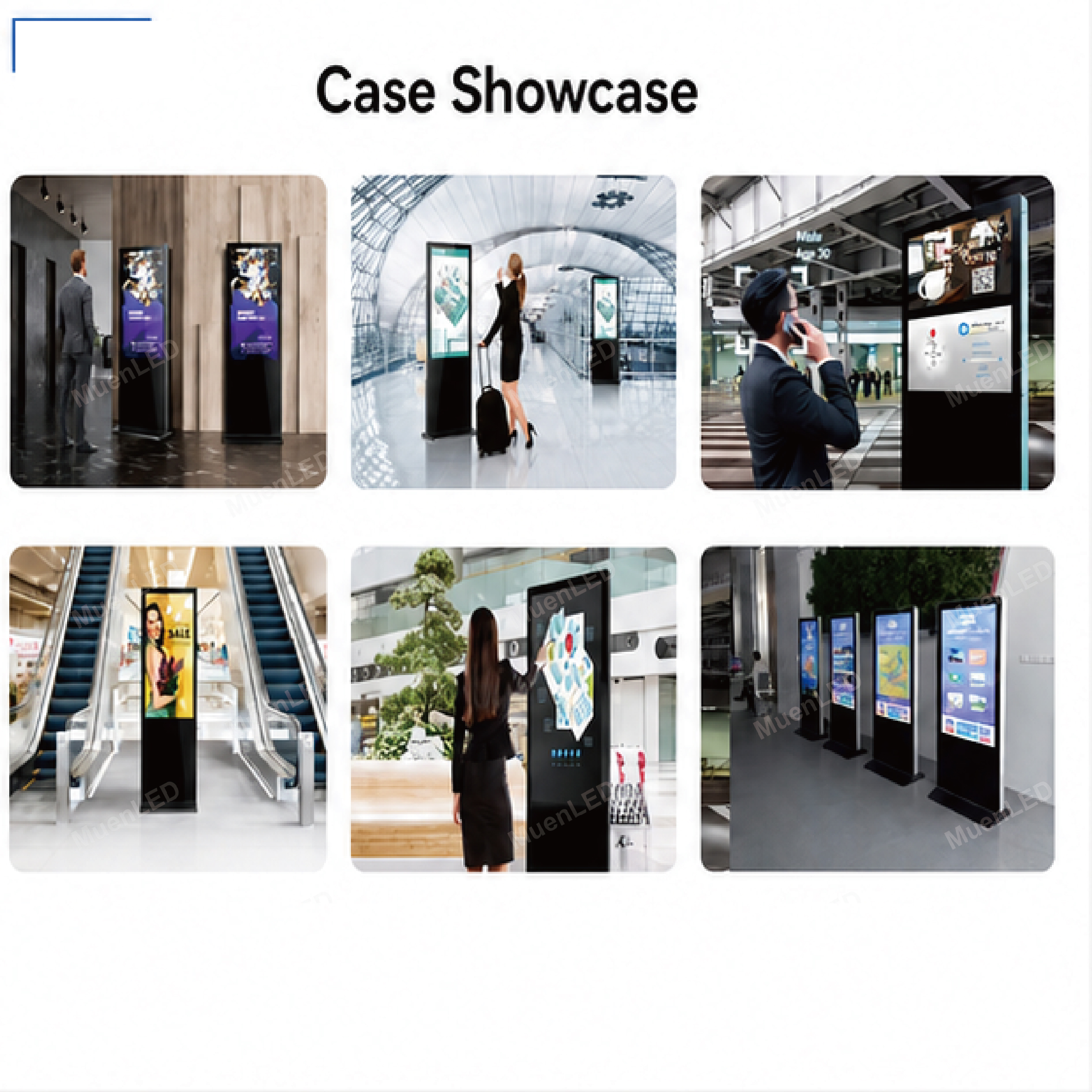 55inch LCD Advertising Machine Indoor Floor Standing LCD Digital Signage with Touch Screen - 图片 5