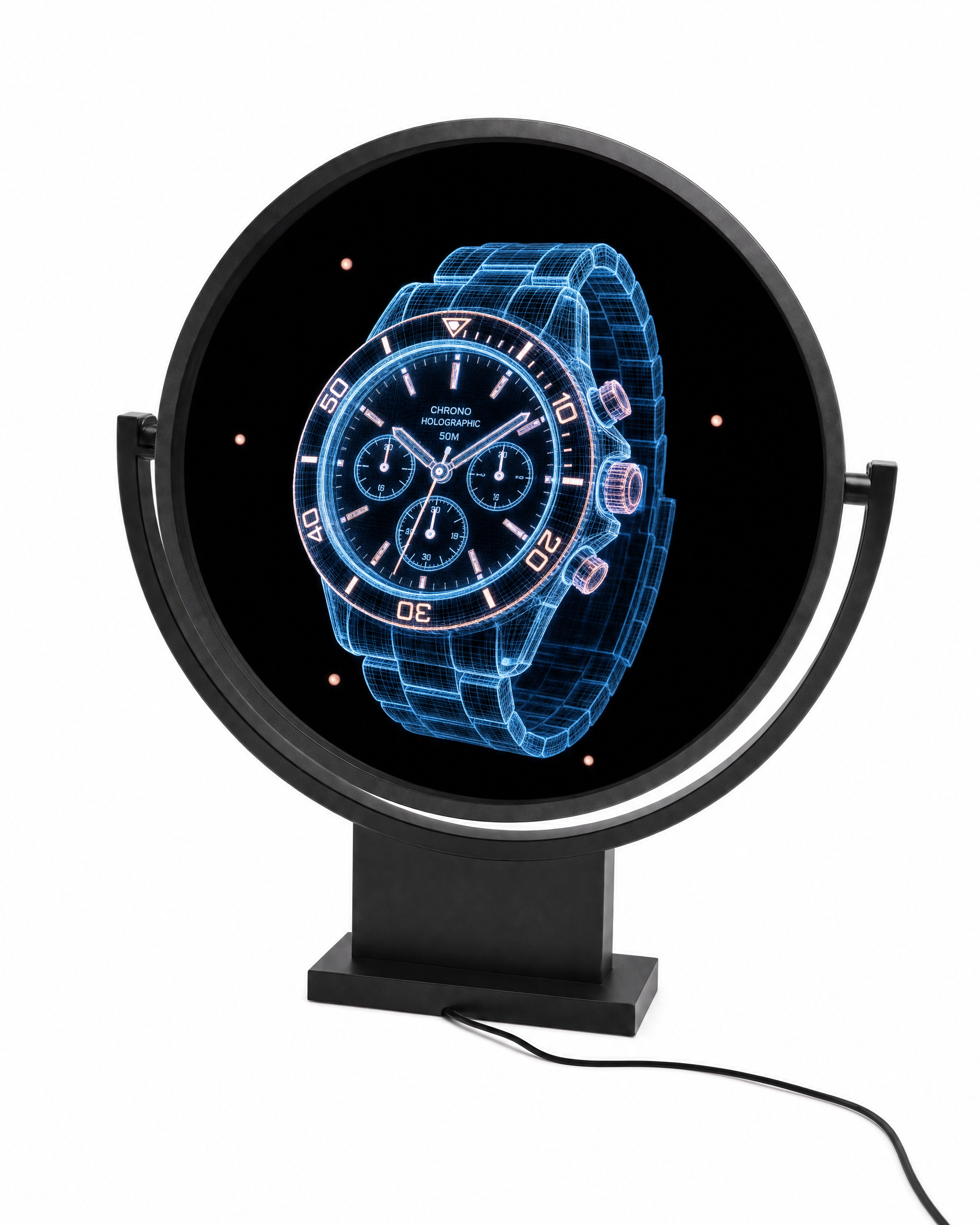 70cm Light Box Display 3d Hologram Display Single Sided Advertising Light Box for Advertising Display - 图片 5
