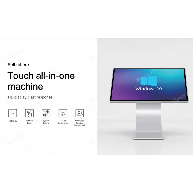 43inch LCD Touch Screen High Quality 1080P Full HD Stand Indoor Touch Screen Digital Signage Touch Screen Monitor - 图片 5