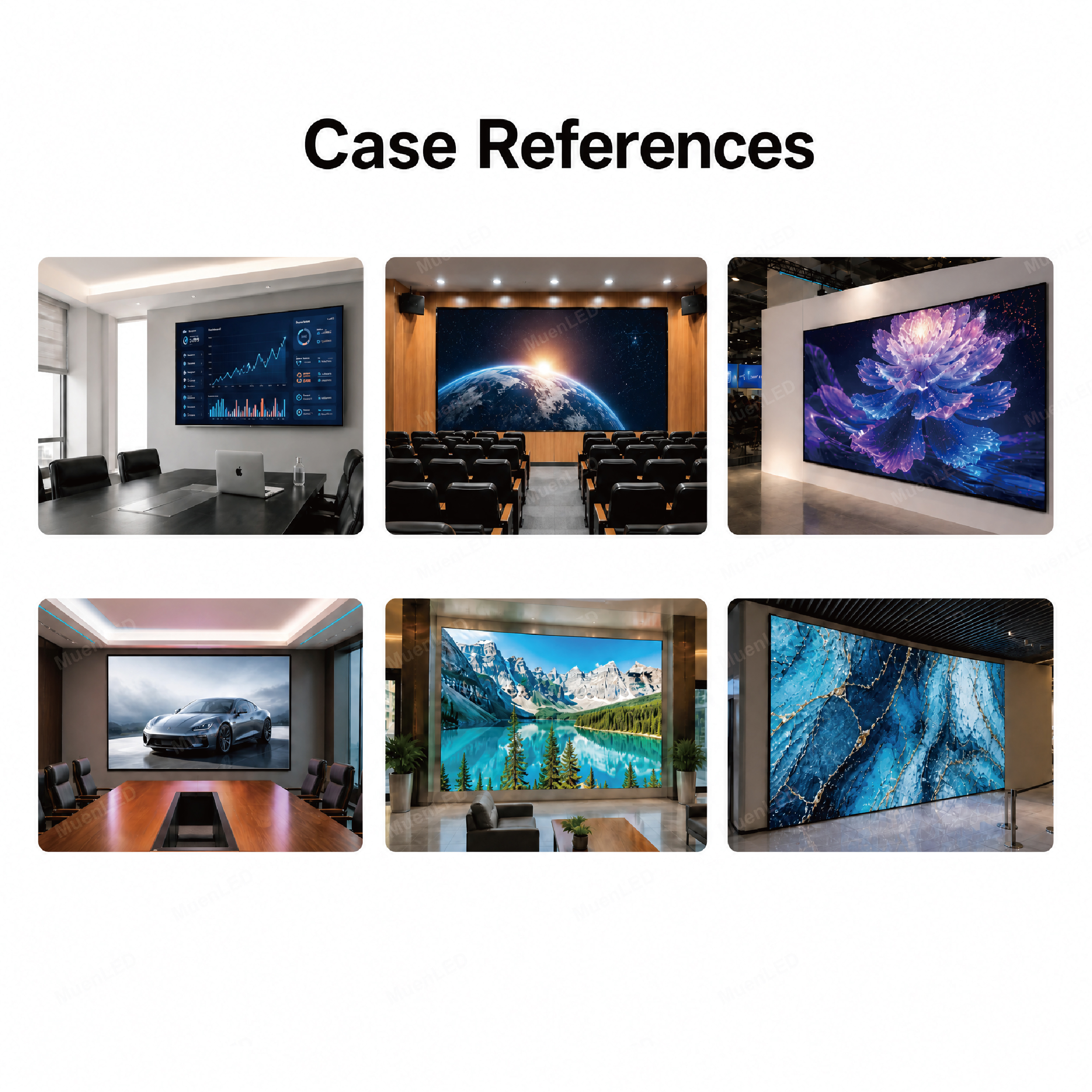 YLJ1.25 Indoor LED Screen Panel P1.25 LED Display with High Refresh Fixed Installation - 图片 6