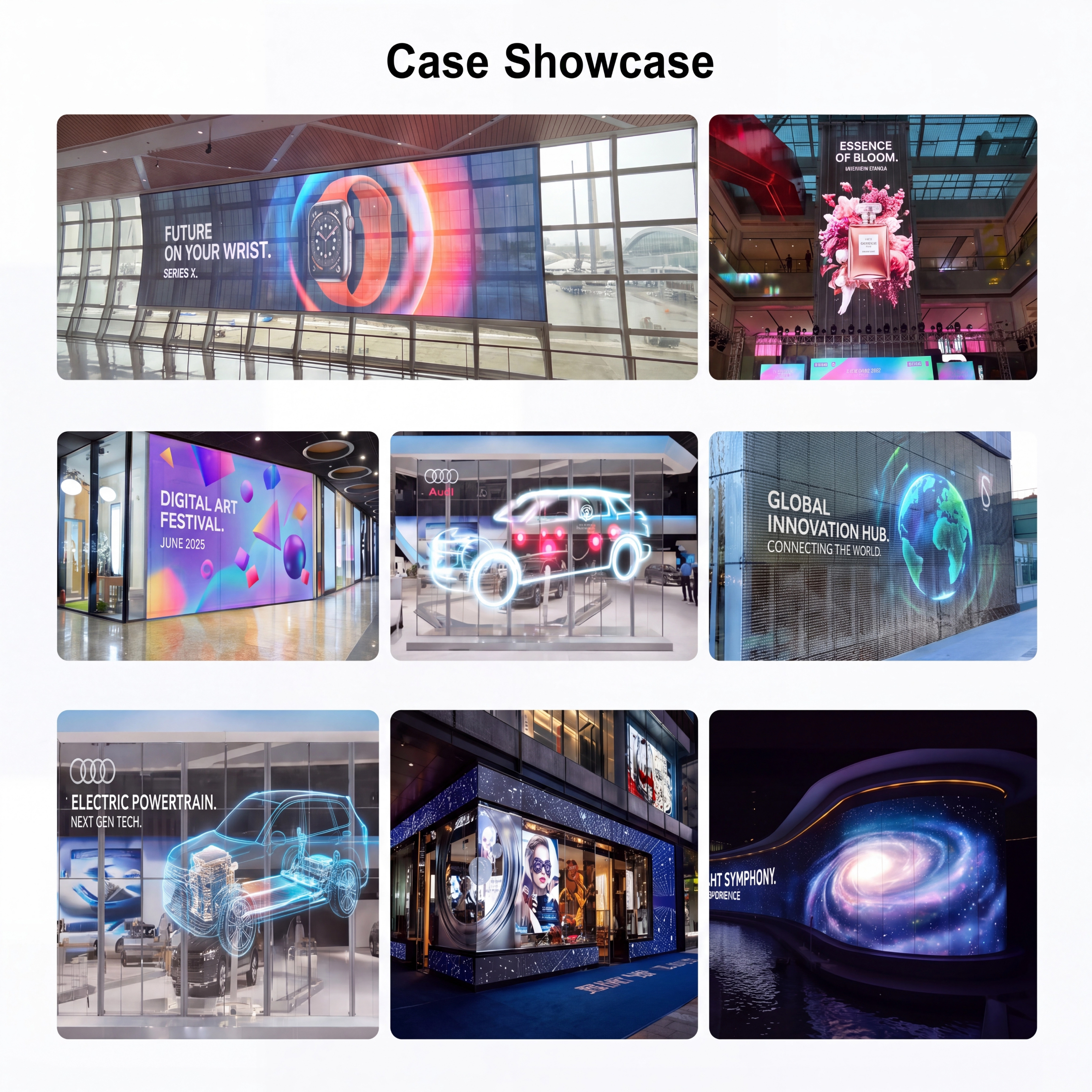 AIT3.9-3.9-1000cd Indoor P3.9 Transparent Led Display LED High Transparency Screen Display - 图片 6