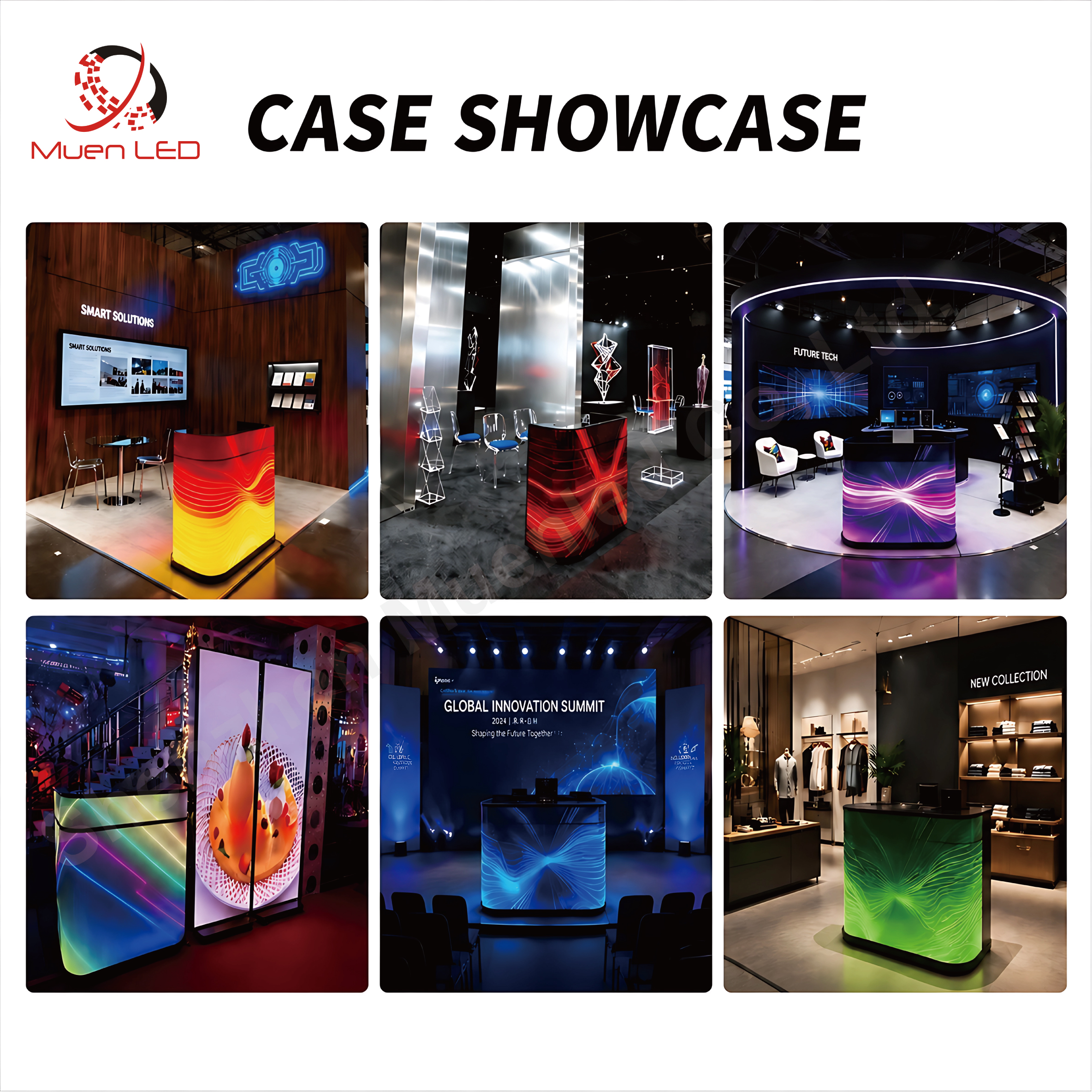 QTC1.86 GOB P1.86 High Quality Indoor Led Module Front Desk Led Display 1920HZ for Commercial Display - 图片 6