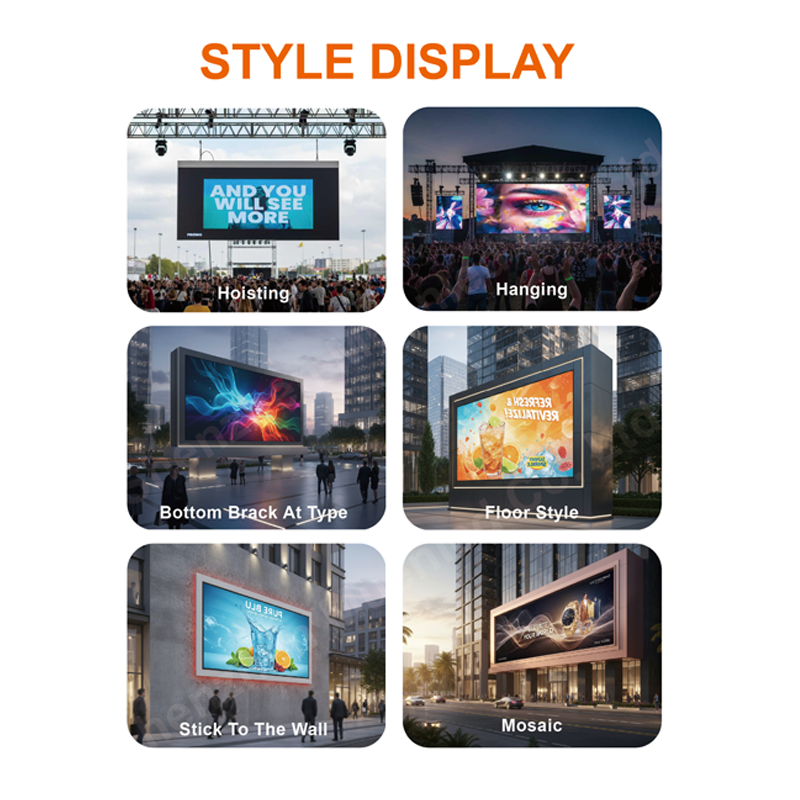 ARA10 Led Outdoor Display Screen P10 Rental Full Color Smd Led Module - 图片 6