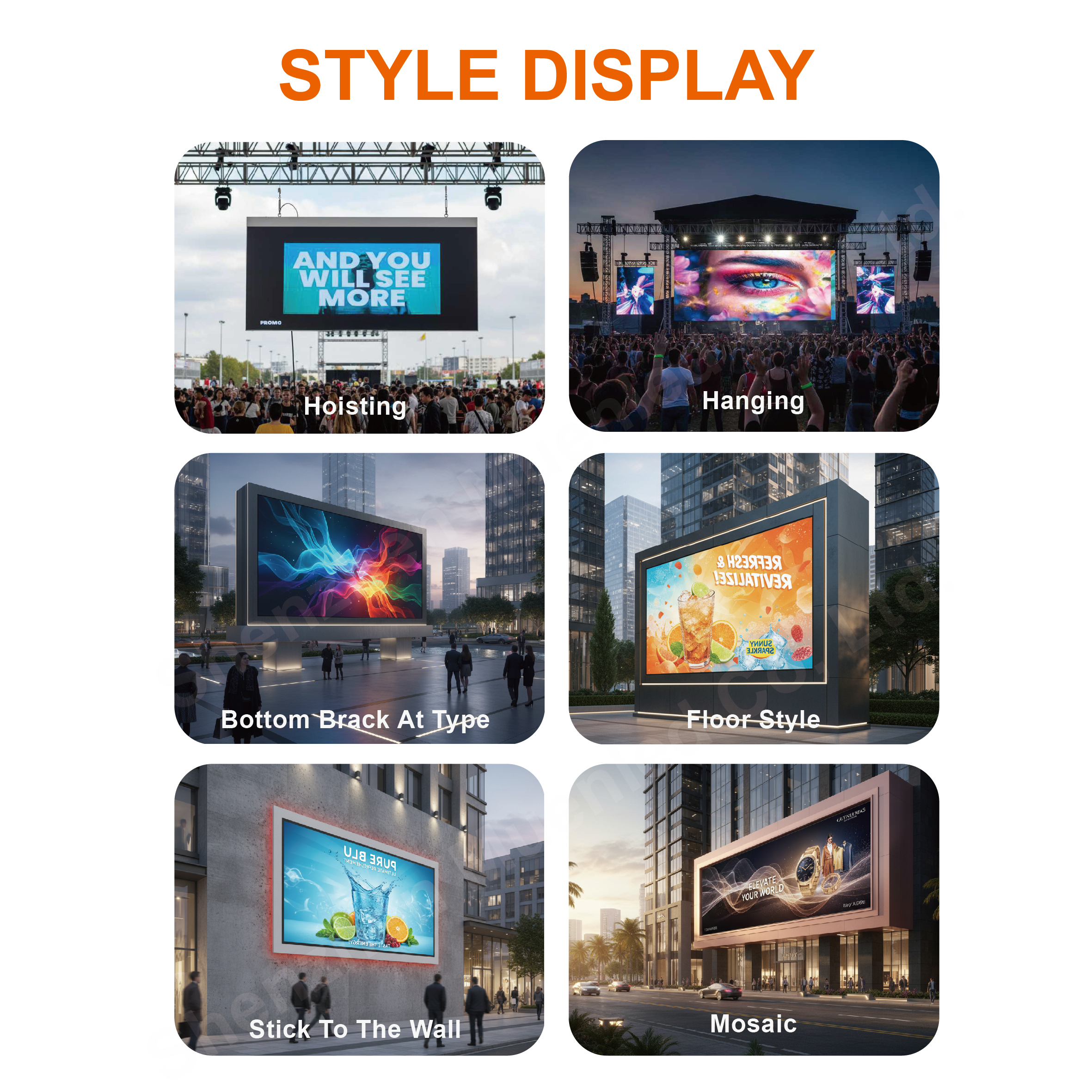 ARD2.976-H Outdoor Advertising Led Display Led Video Wall Panel Rental Led Screen - 图片 6