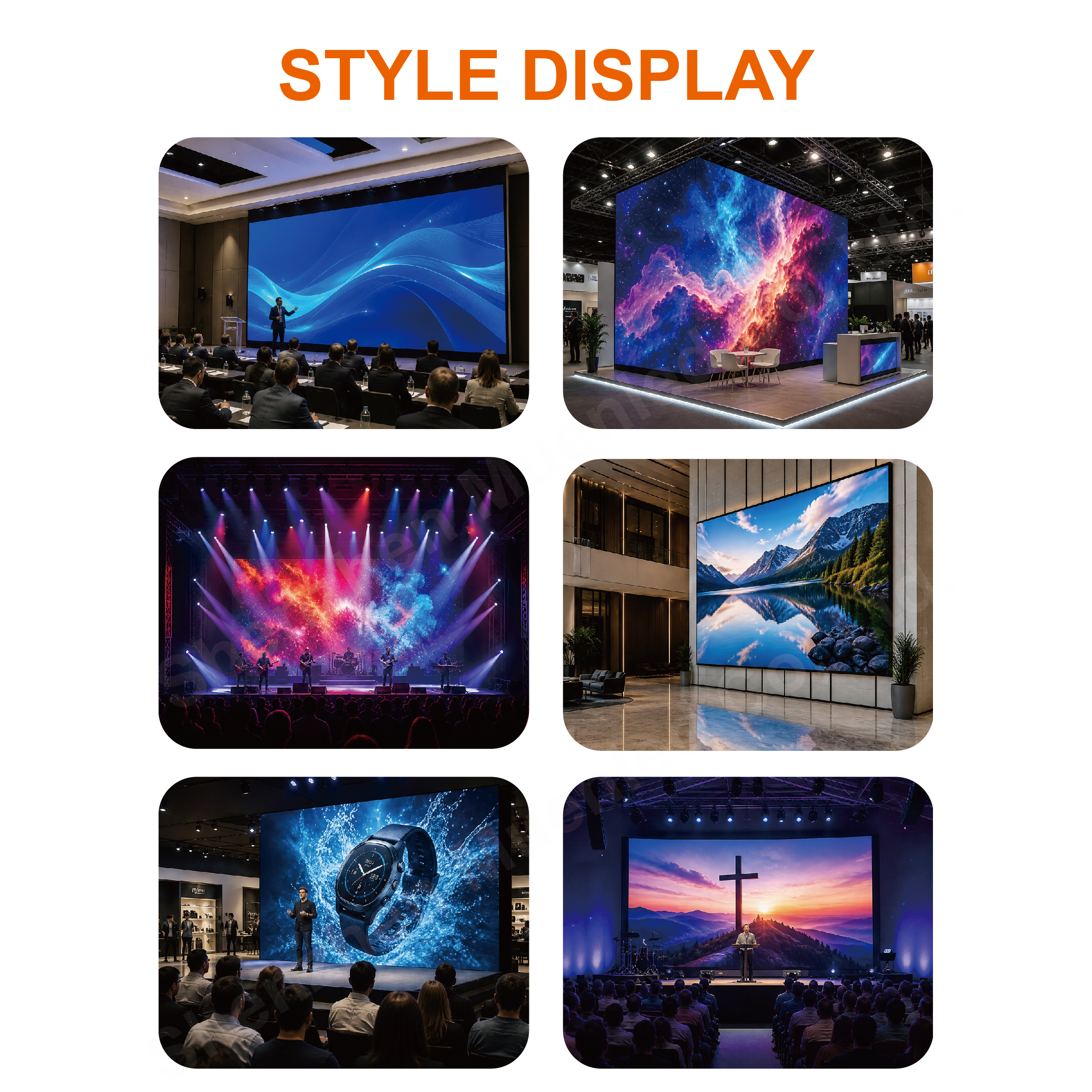 AIRB10 Indoor Led Rental Display P10 Led Video Wall Display Boards - 图片 6