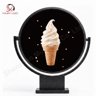 60cm Light Box Display Single Sided 3d Holographic Fan Light Box for Advertising Light Boxes
