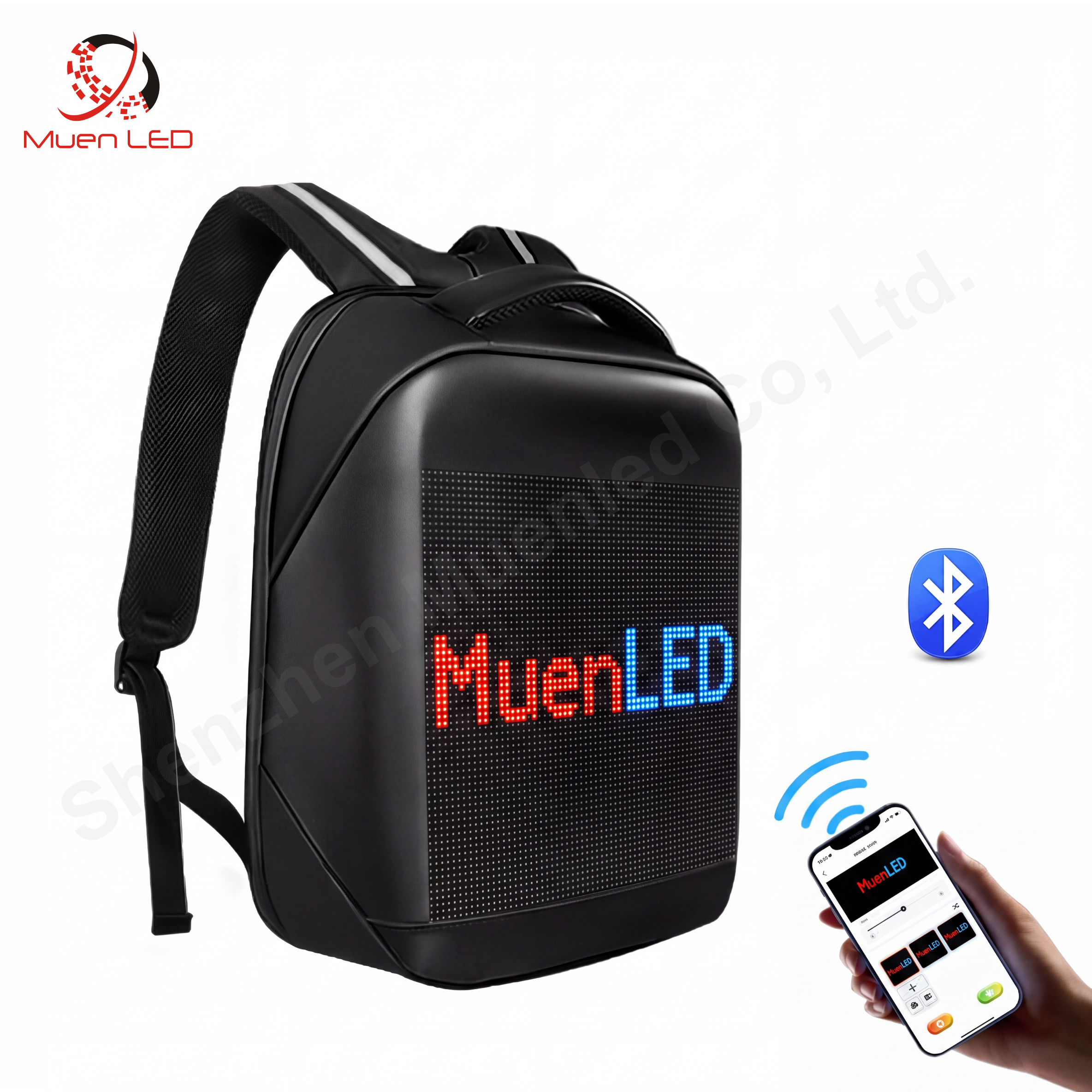 LED Backpack 64x64 T3 Display Waterproof Digital Screen Smart Advertising