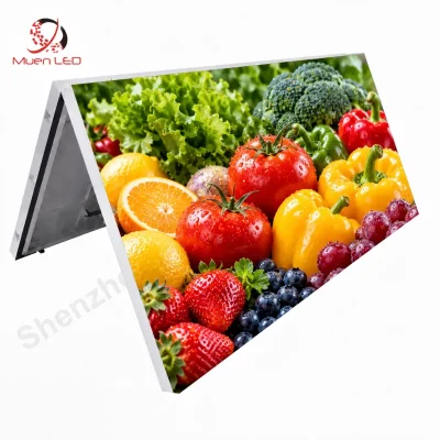 AF2.976 Outdoor LED Display Single Side Front Access LED Display Flip-Up 1500x1500mm for Advertising Display