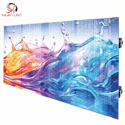 AIRT3.9-7.8-2000cd Indoor Transparent Led Screen Rental Full Color Digital Video Wall Panels