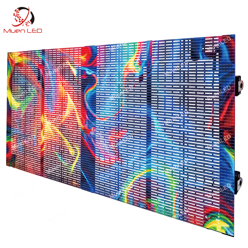 AIRT3.9-7.8-3000cd Indoor Advertising Transparent Led Video Wall Panel Rental Led Display Screen