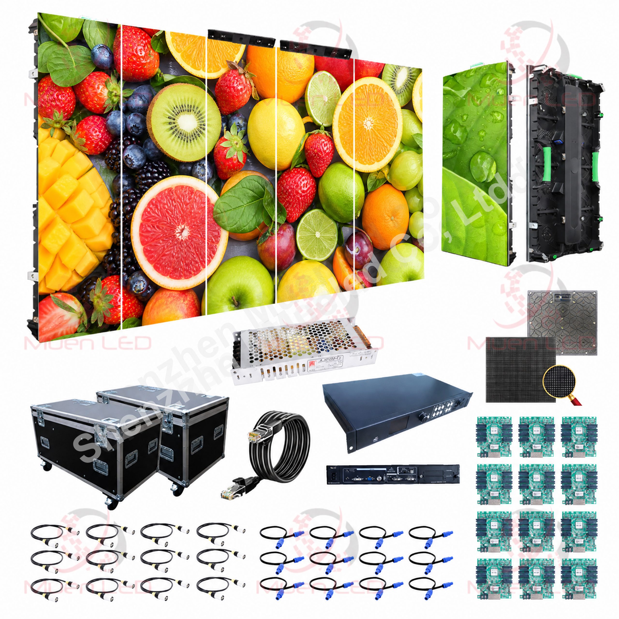ARC2.976 LED Display Full Color Rental Outdoor Video Wall Display Screen