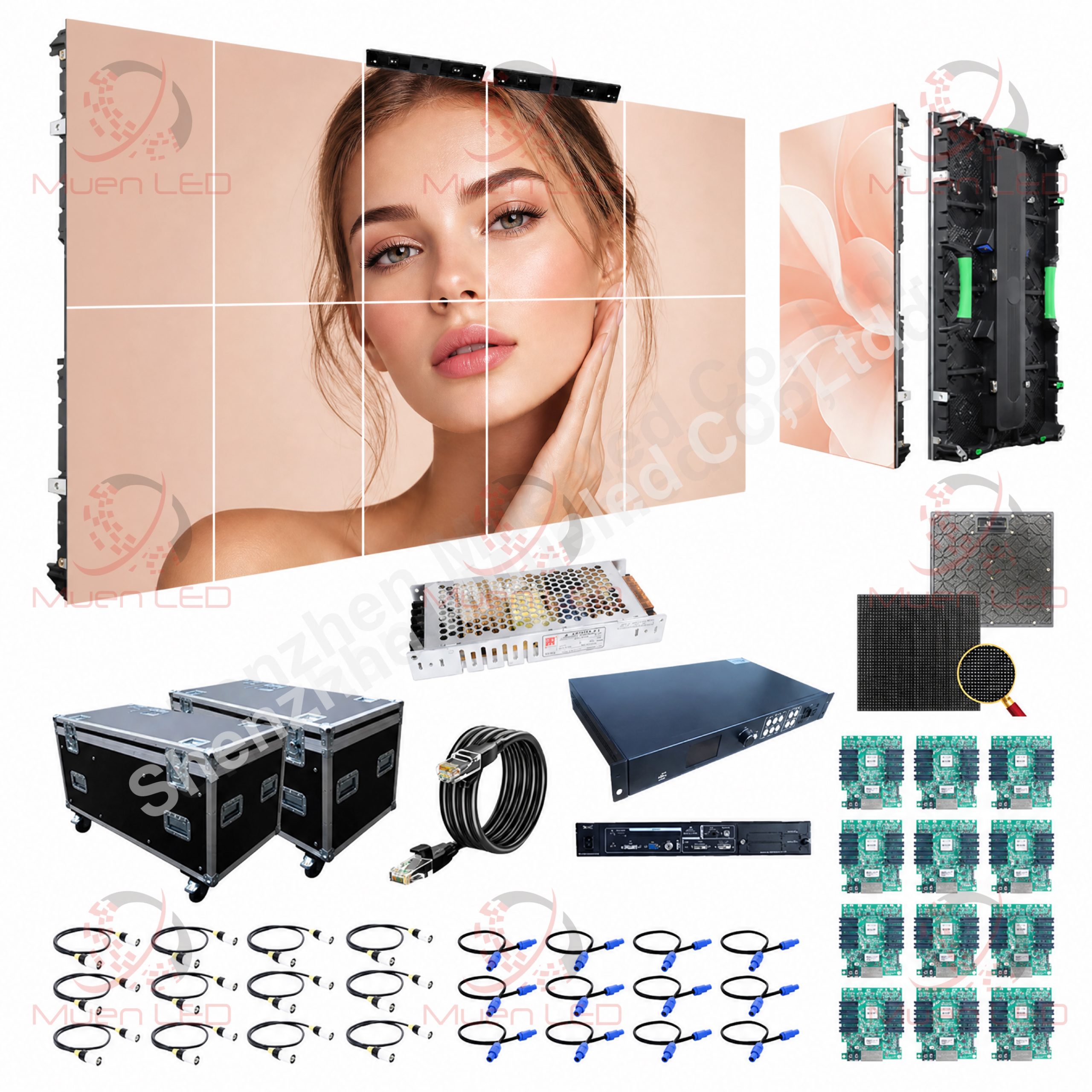 ARC4.81 LED Display Screen Outdoor Set Rental LED Pantalla Module 500x1000mm for Concert