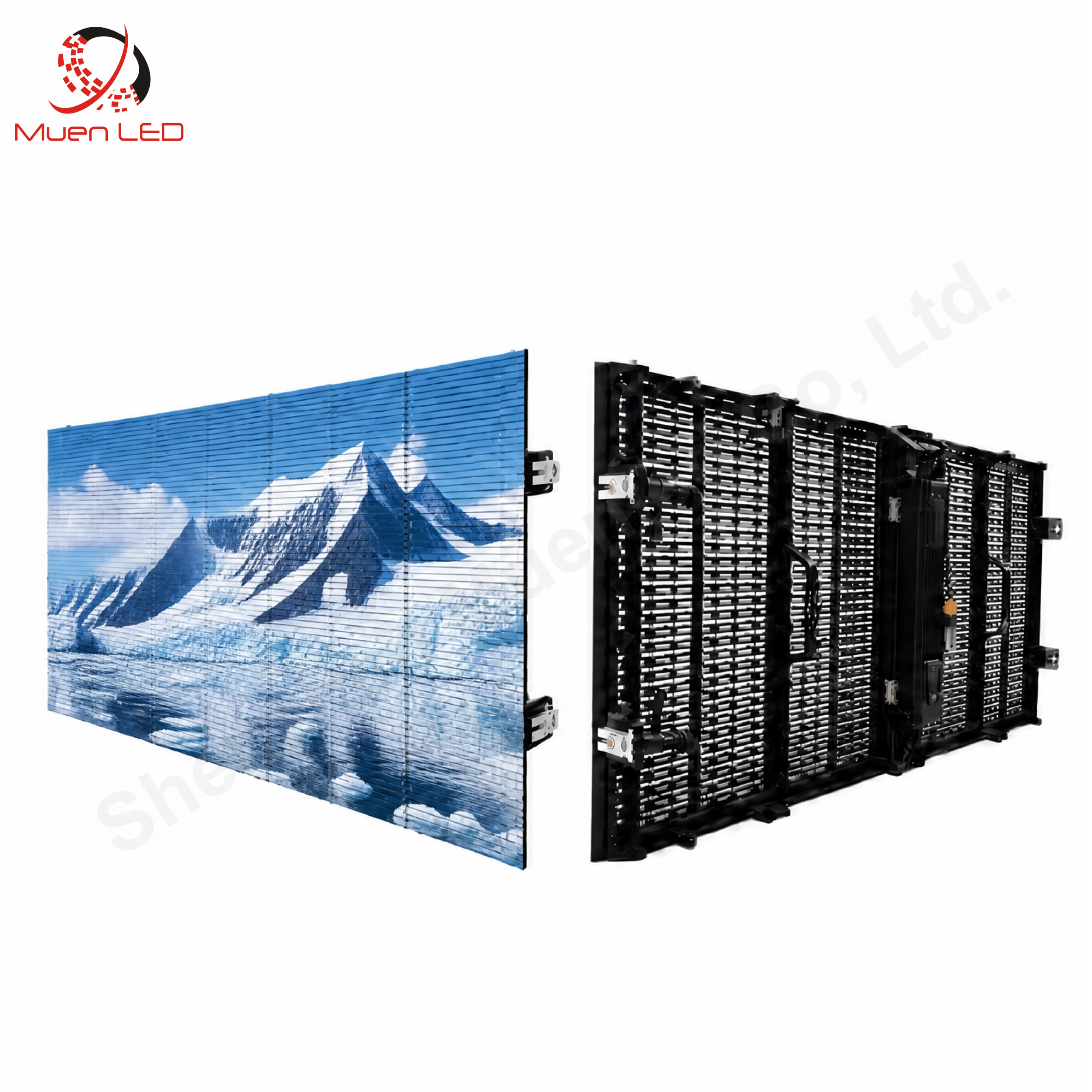 ART3.91-7.81 Outdoor Stage Transparent Rental LED Screen Transparent Rental Advertising LED Display