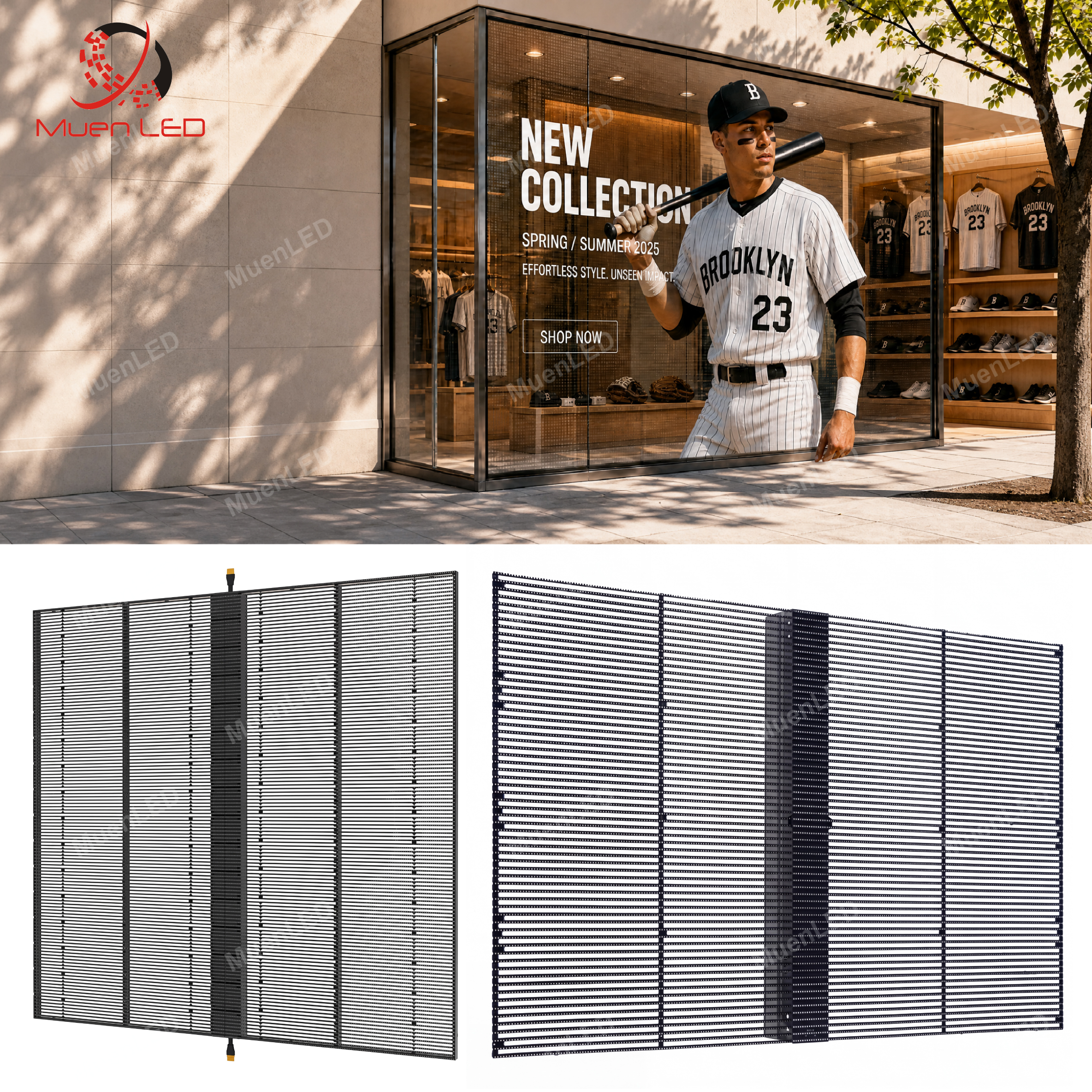 AT10.4-10.4 Transparent Led Display LED Video Wall Digital Signage Advertising Display