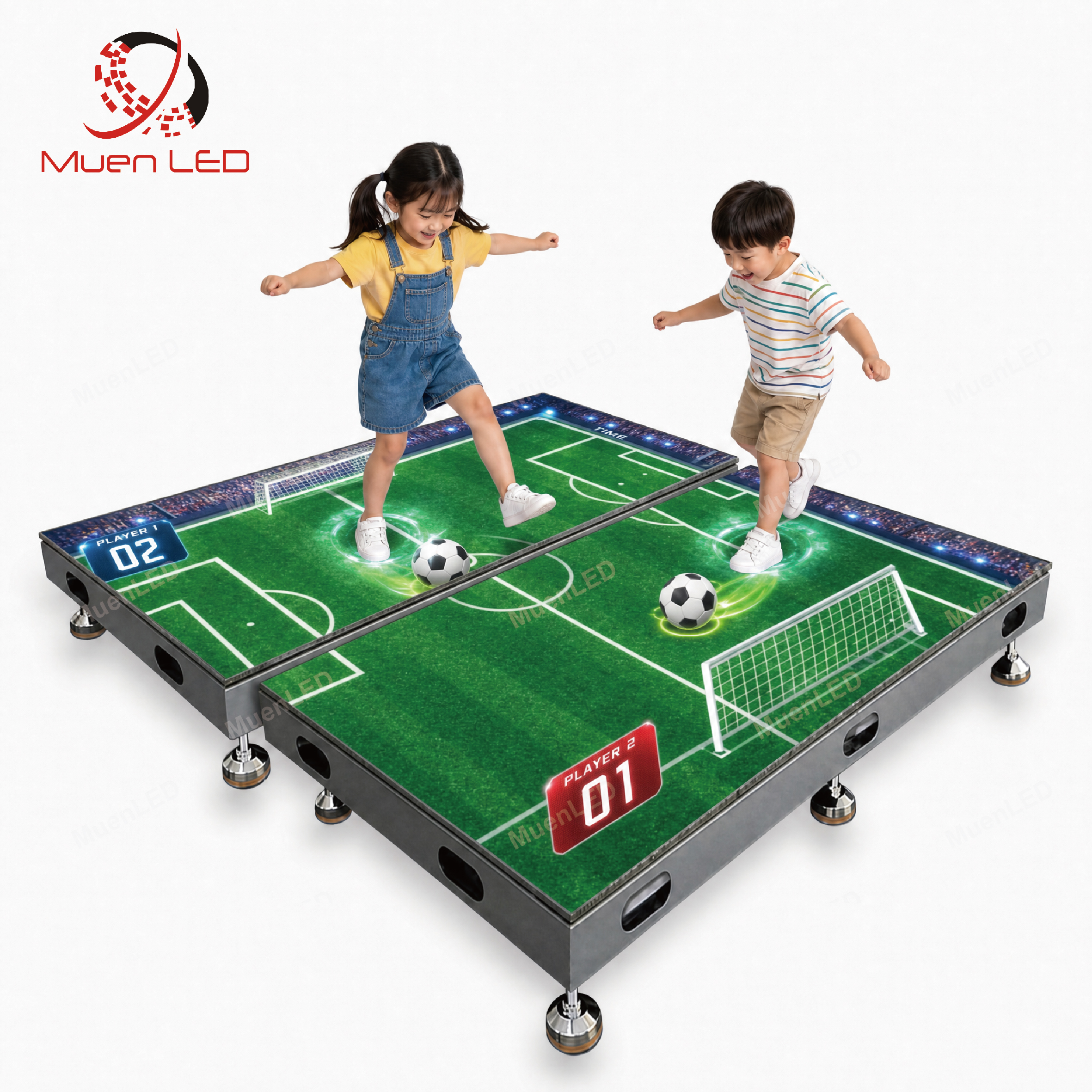 DZOC3.91 Outdoor LED Display P3.91 Led Screen Digital Tile LED Wall Interactive Dance Floor Tile Display