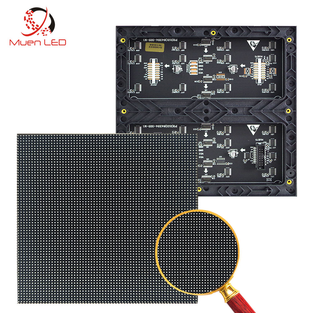 P3 LED Display Full Color High Brightness 4000cd Indoor SMD 192x96mm High-end Small Spacing 3840HZ LED Module