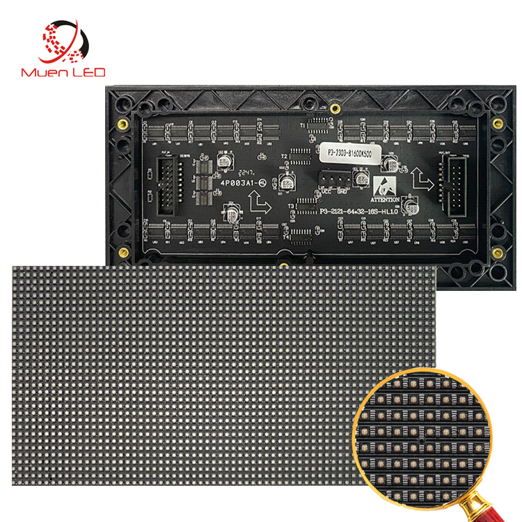 P3 LED Display Full Color Indoor SMD 192x96mm Full Color 800cd High-end Small Spacing LED Module