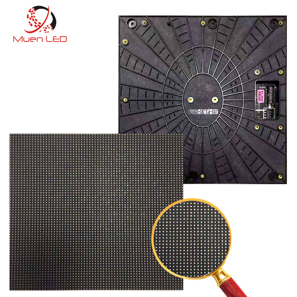 P3.91 Indoor Full Color SMD2121 Led Display 250x250mm Modules Scan 1/16 600cd for Advertising Screen