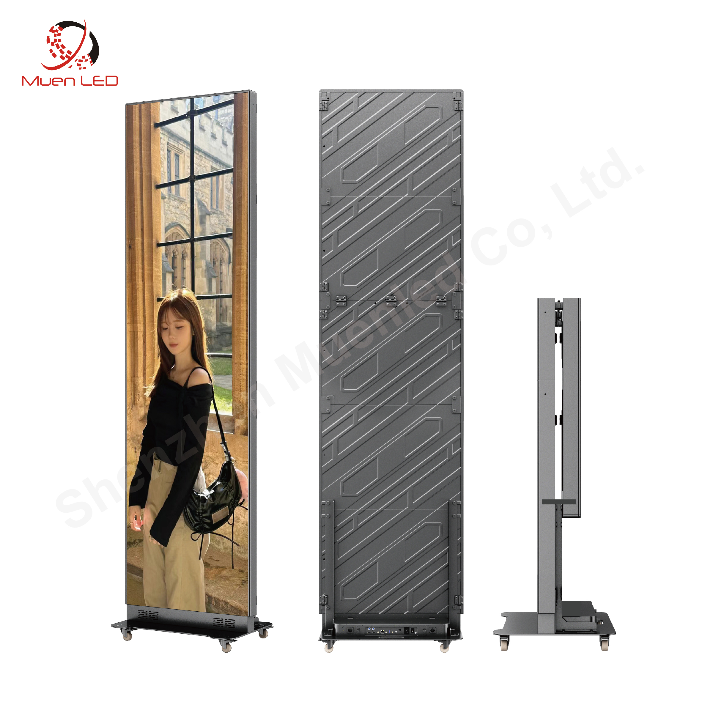 BHB1.53 Indoor Led Display Advertising Machine Indoor Foldable LED Screen with 3840HZ Led Display