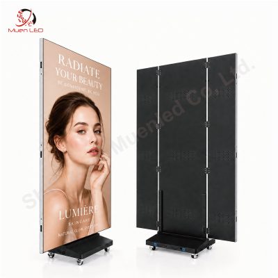 CHB1.53 GOB Indoor Led Display 600cd Foldable LED Screen for Advertising Kiosk