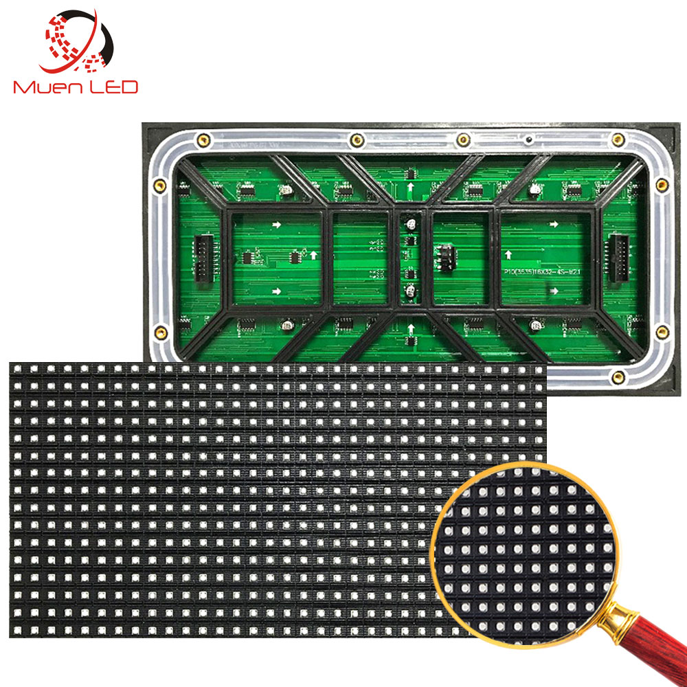 P10 Outdoor Module Video Wall Full Color Led Module 320x160mm High Brightness 6000cd Led Display Module