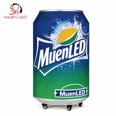 YLG2-GOB Indoor LED Can Display Full Color Soda Can Led Display D713xH1750mm for Advertising Display
