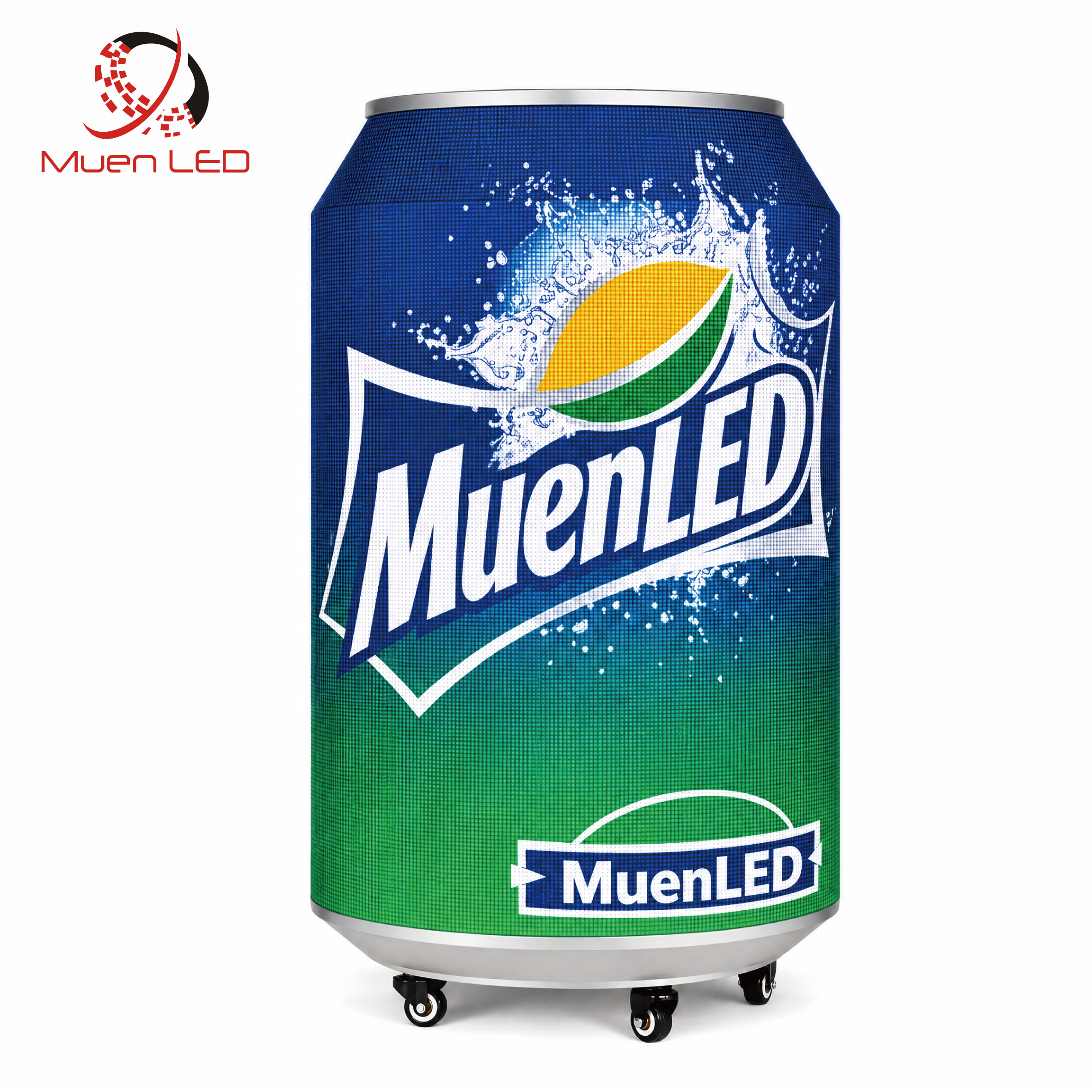 YLG2-GOB Indoor LED Can Display Full Color Soda Can Led Display D713xH1750mm for Advertising Display