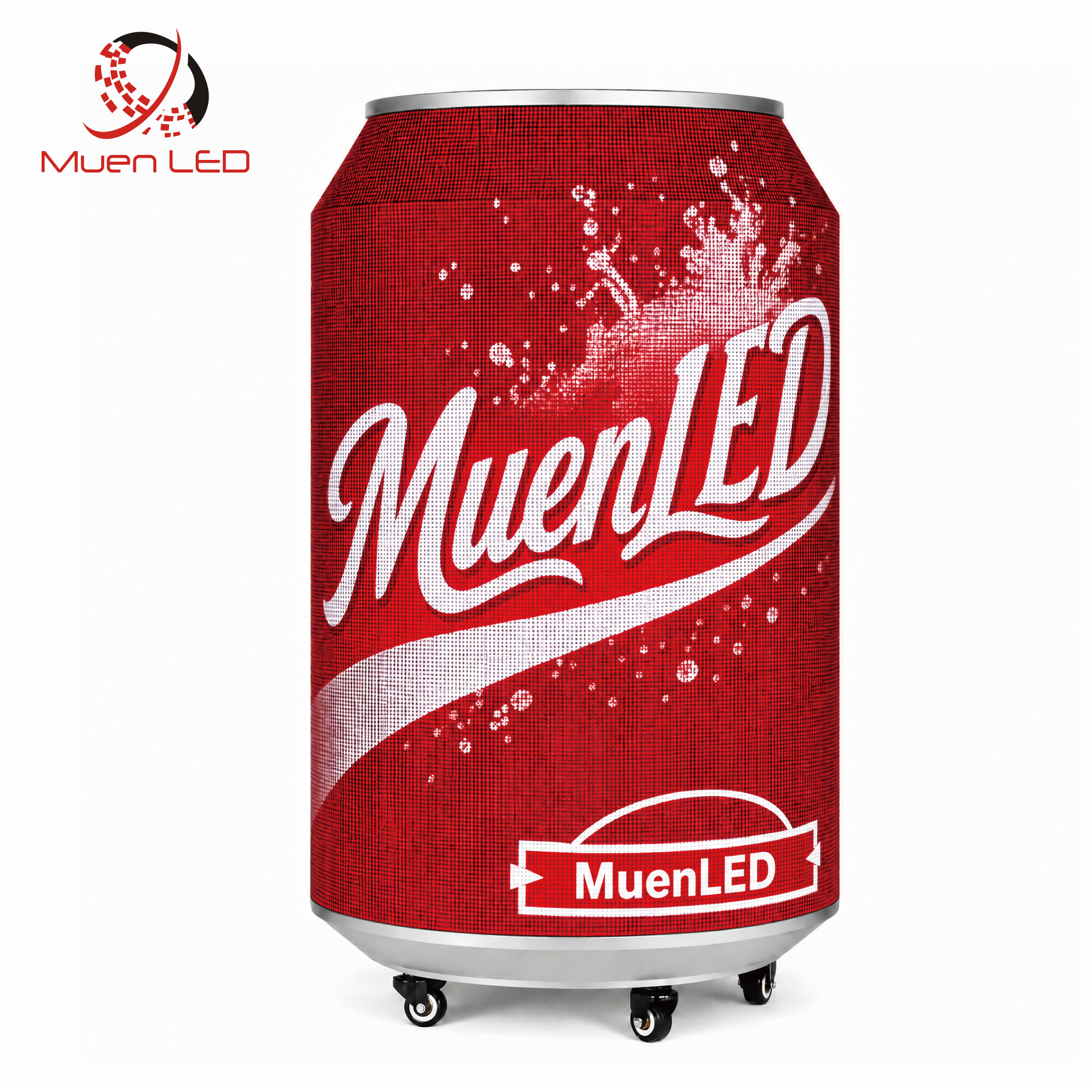 YLG2-GOB Indoor Led Soda Can 3840HZ Led Digital Display Con Pantalla Led Display Indoor Advertising Cans with Screen