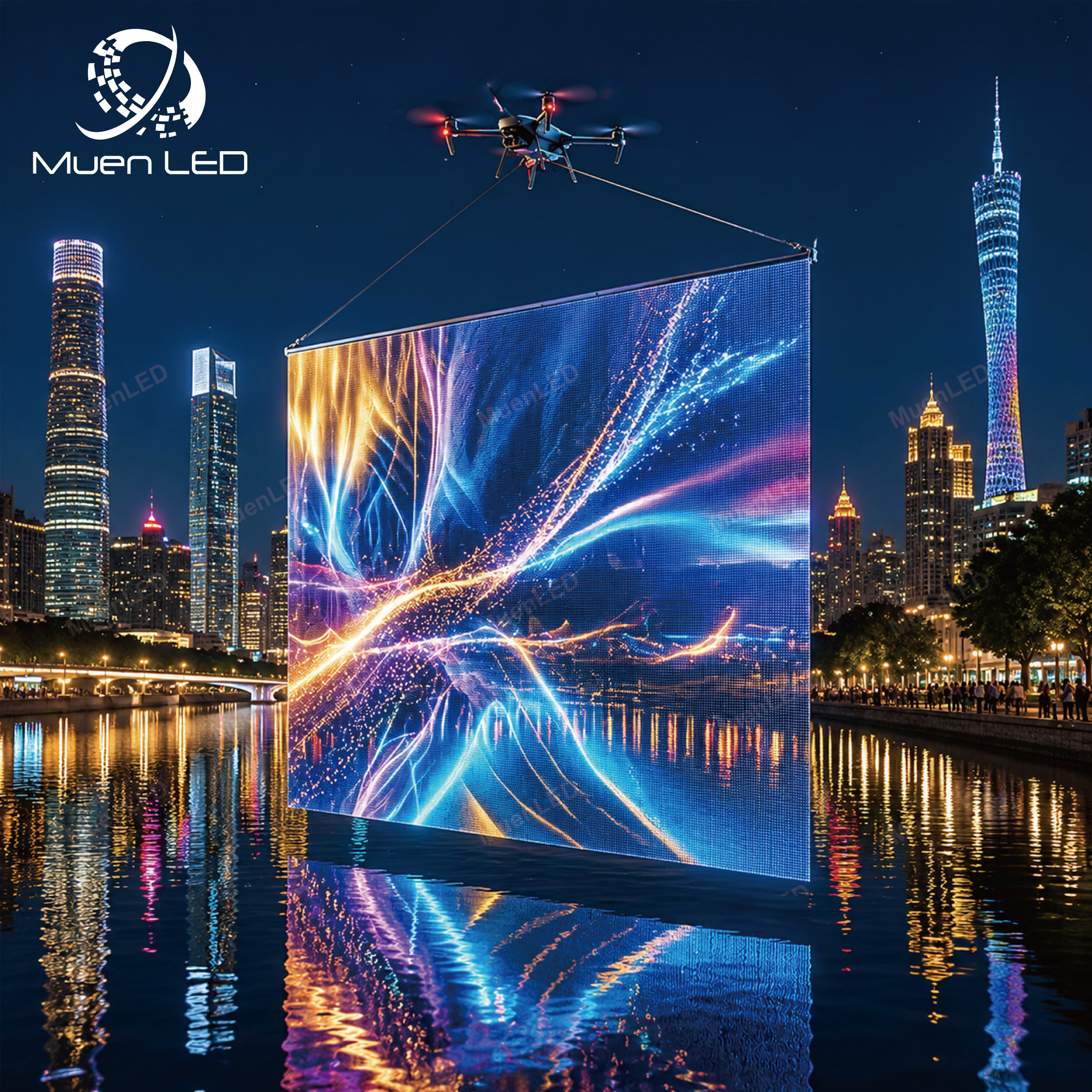 P20 Flexible HD Carpet Screen Outdoor LED Display Flying LED Screen