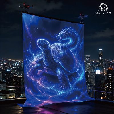 P30 Led Display Outdoor LED Flying Carpet Screen Aluminum Trough Advertising Display