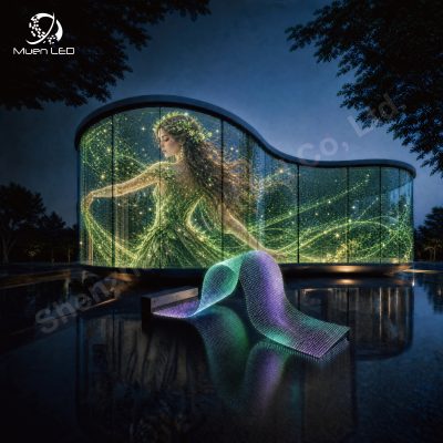 JM4 Indoor Led Display P4 Thin Transparent Led Screen Flexible Led Display